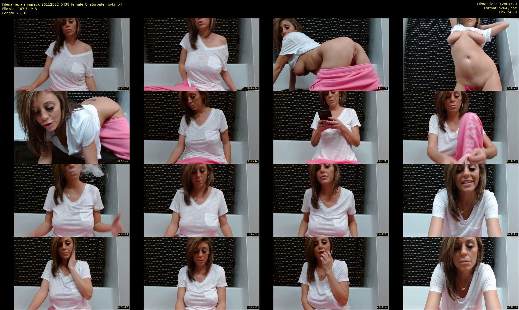alannarack — 24 minute Chaturbate female cam show recording, 720p, Nov 26, 2022