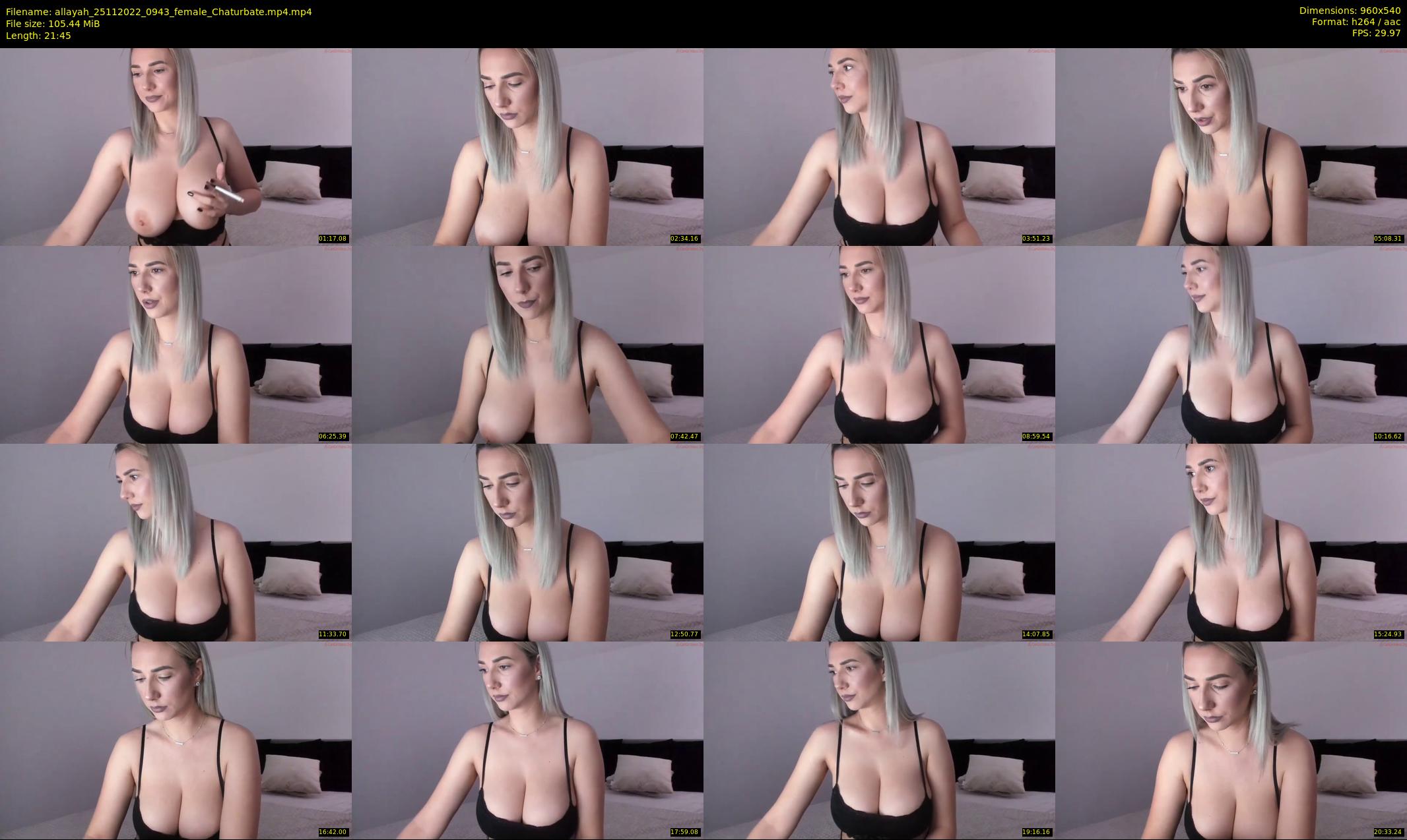 allayah — 22 minute Chaturbate female cam show recording, 480p, Nov 25, 2022