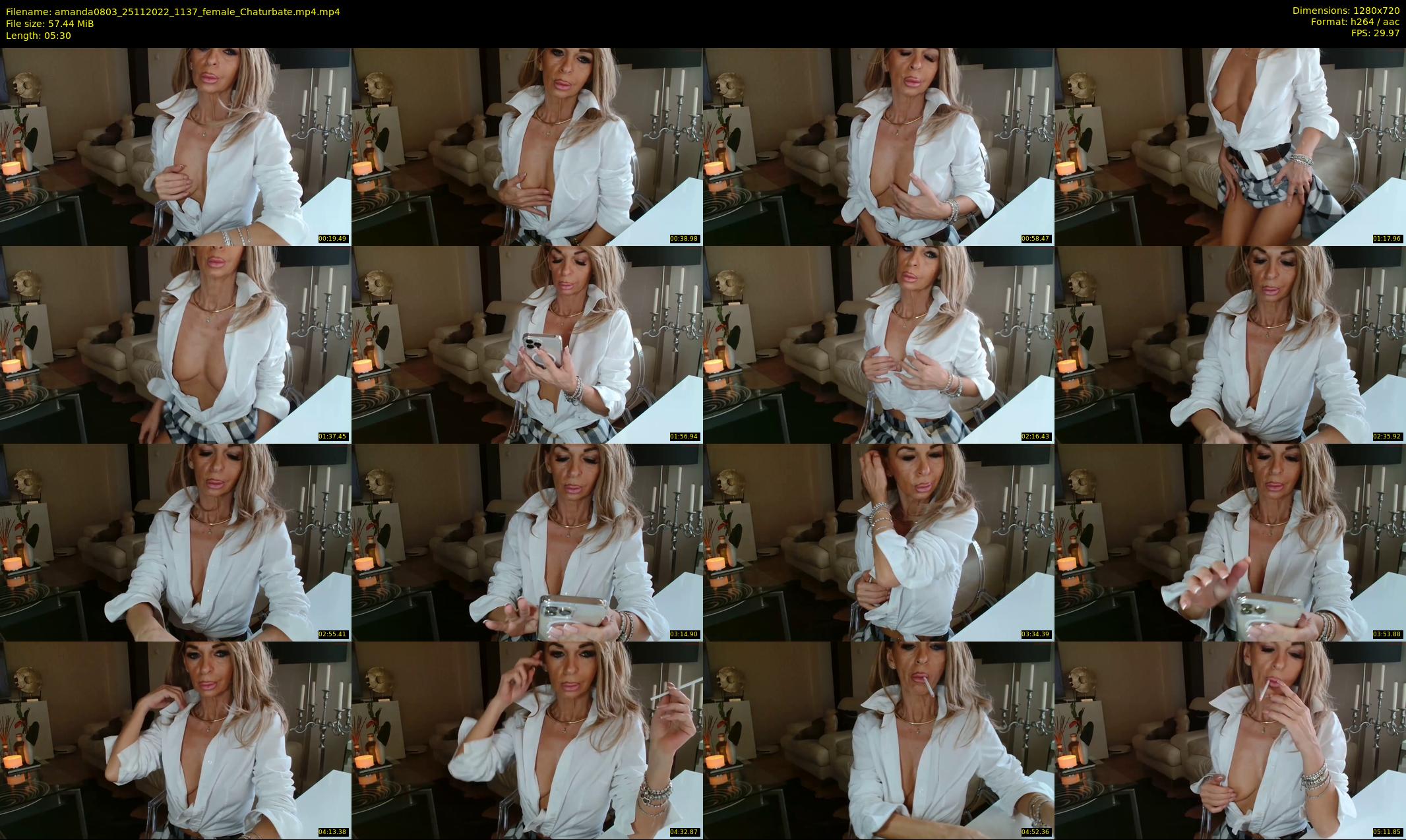 amanda0803 — 6 minute Chaturbate female cam show recording, 720p, Nov 25, 2022