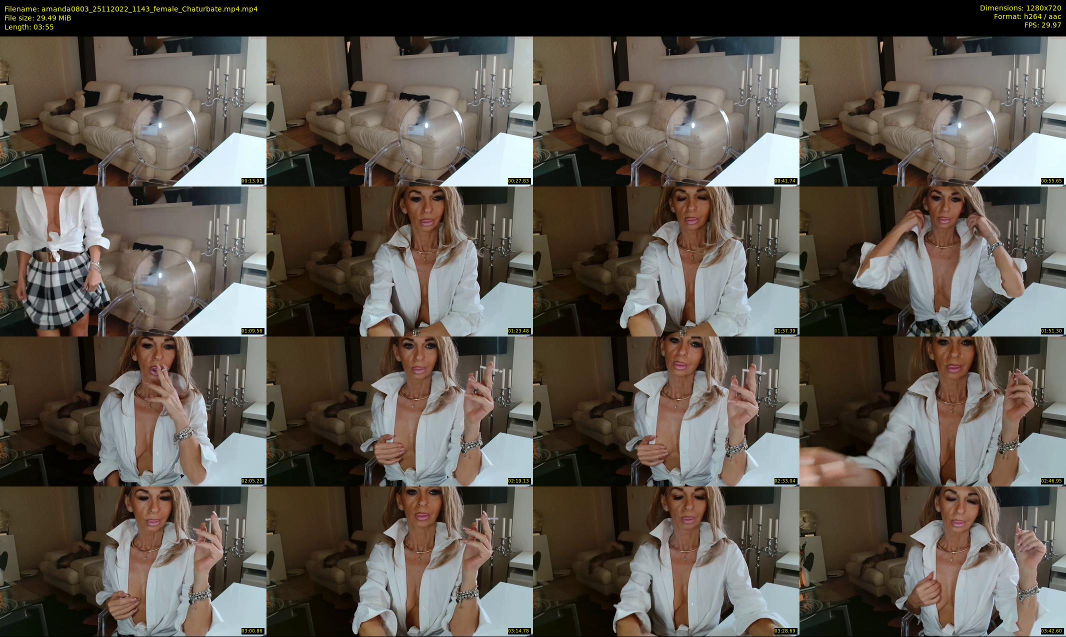 amanda0803 — 4 minute Chaturbate female cam show recording, 720p, Nov 25, 2022