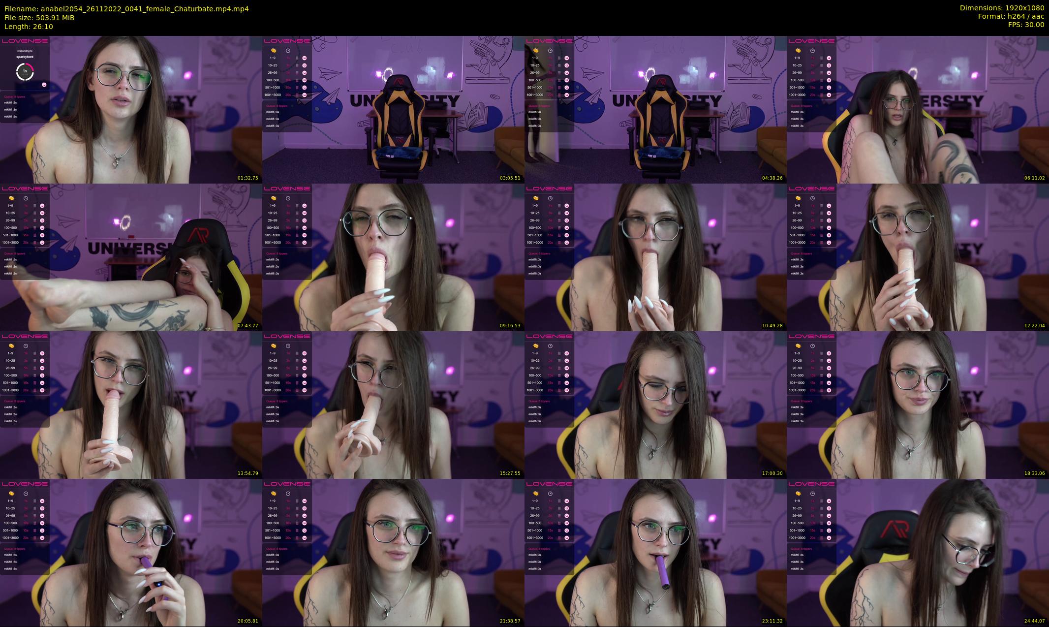 anabel2054 — 27 minute Chaturbate female cam show recording, 1080p, Nov 26, 2022