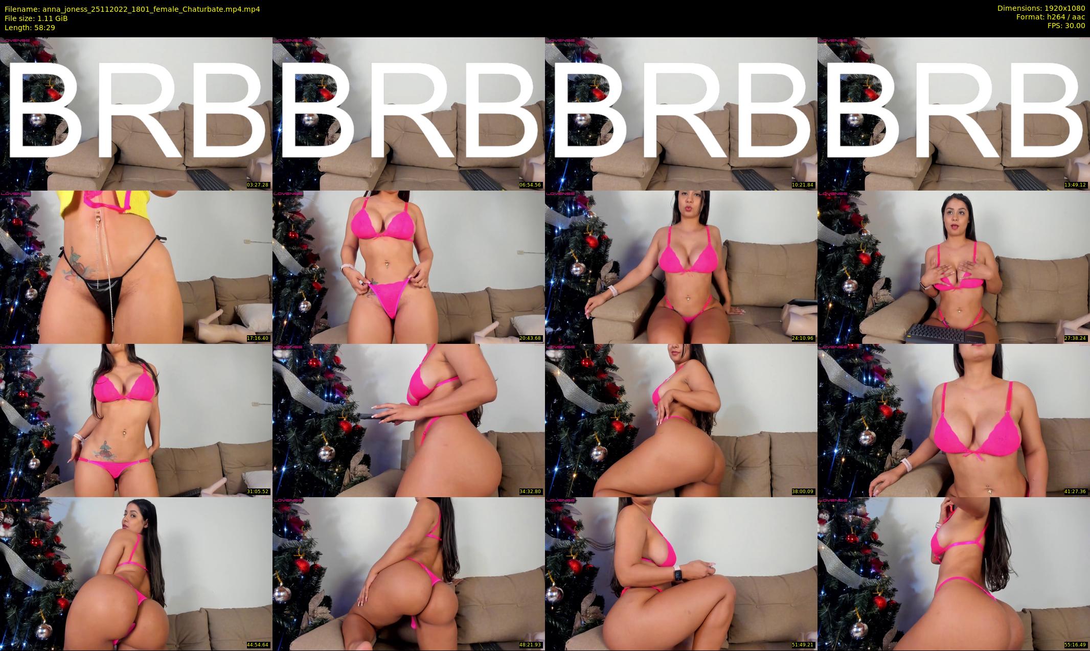 anna_joness — 59 minute Chaturbate female cam show recording, 1080p, Nov 25, 2022