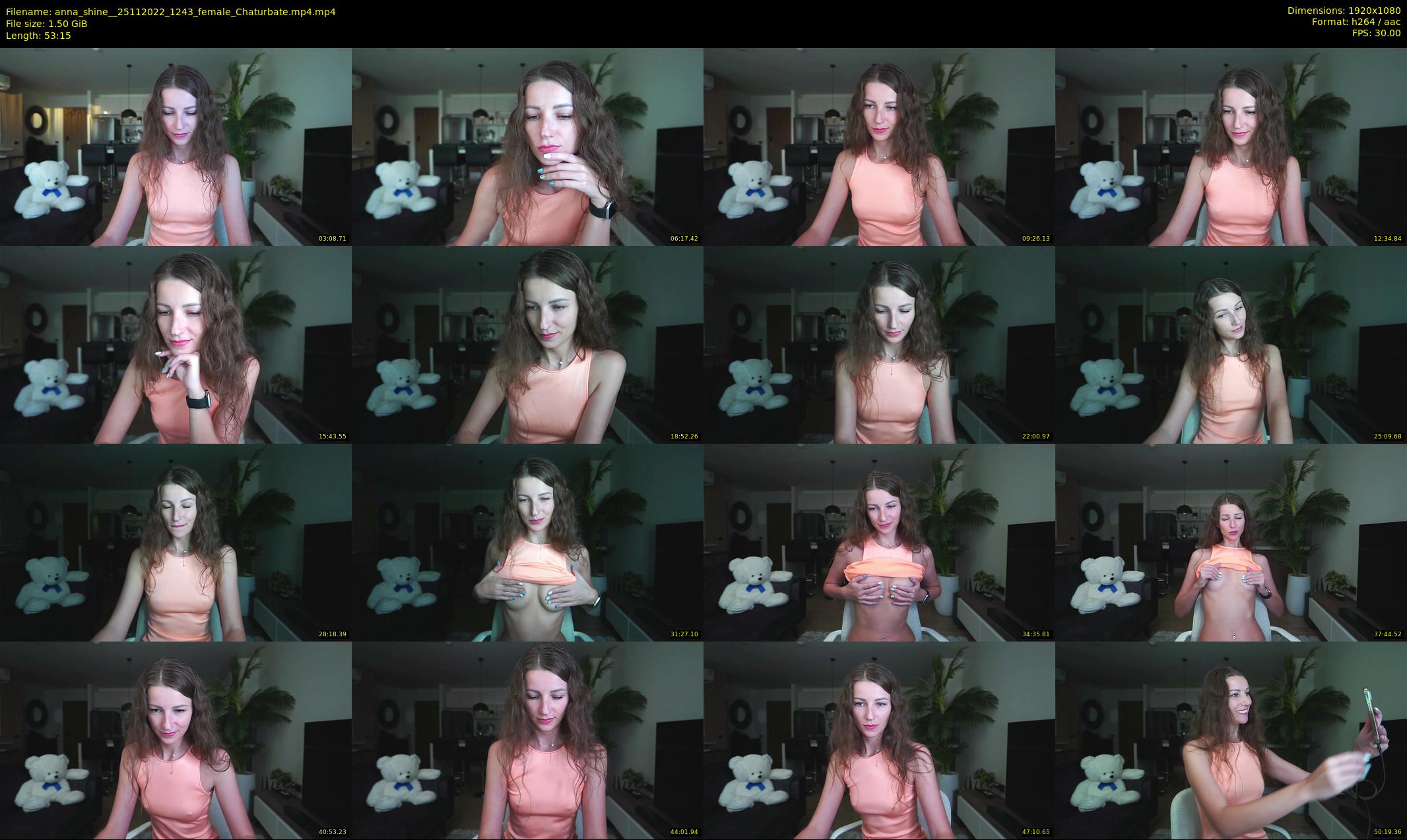 anna_shine_ — 54 minute Chaturbate female cam show recording, 1080p, Nov 25, 2022