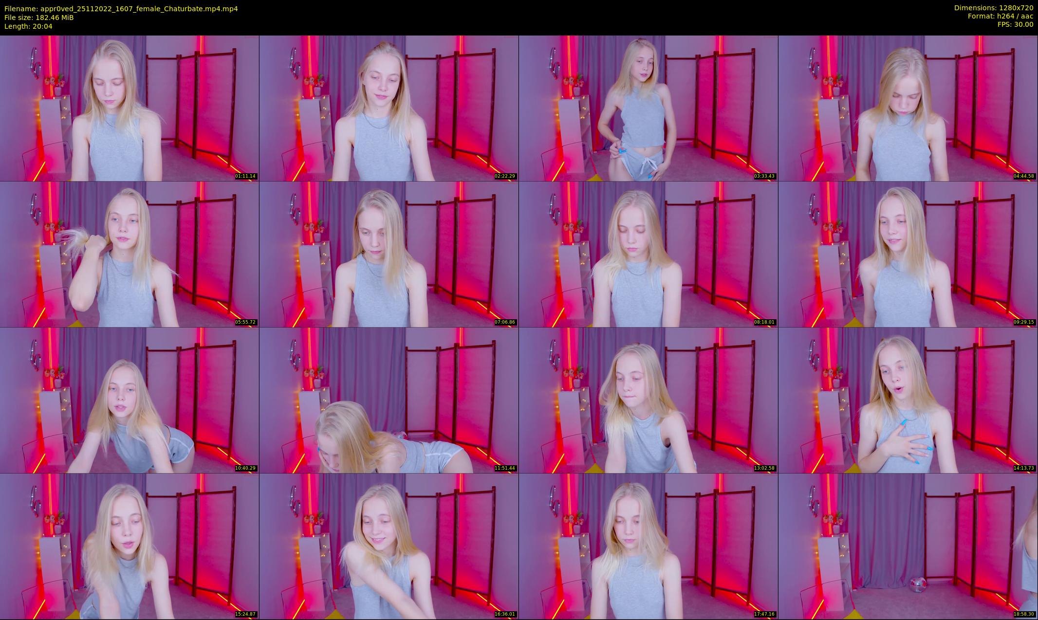appr0ved — 21 minute Chaturbate female cam show recording, 720p, Nov 25, 2022
