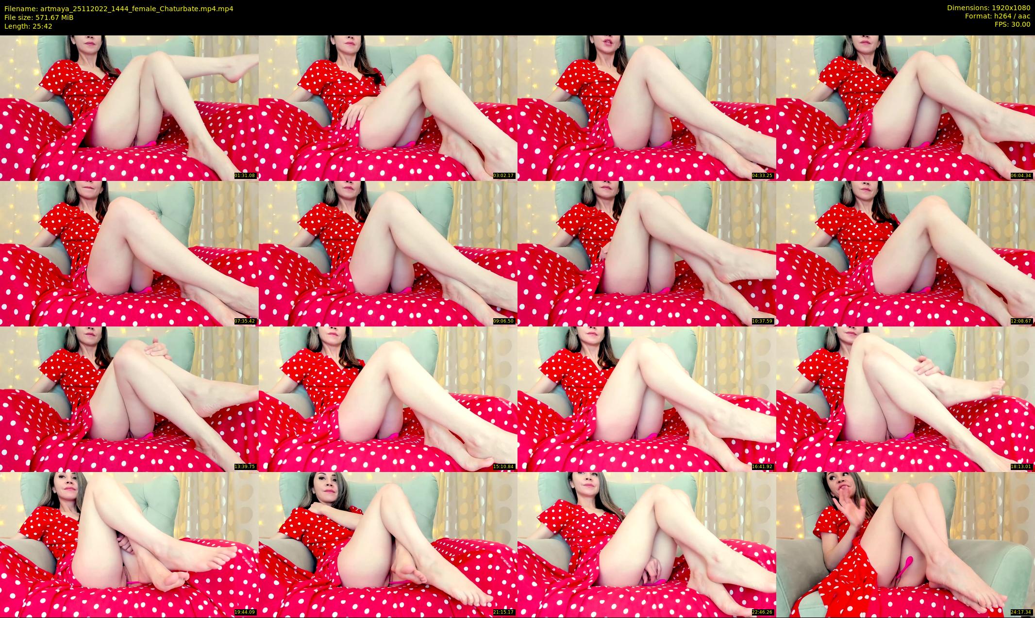 artmaya — 26 minute Chaturbate female cam show recording, 1080p, Nov 25, 2022