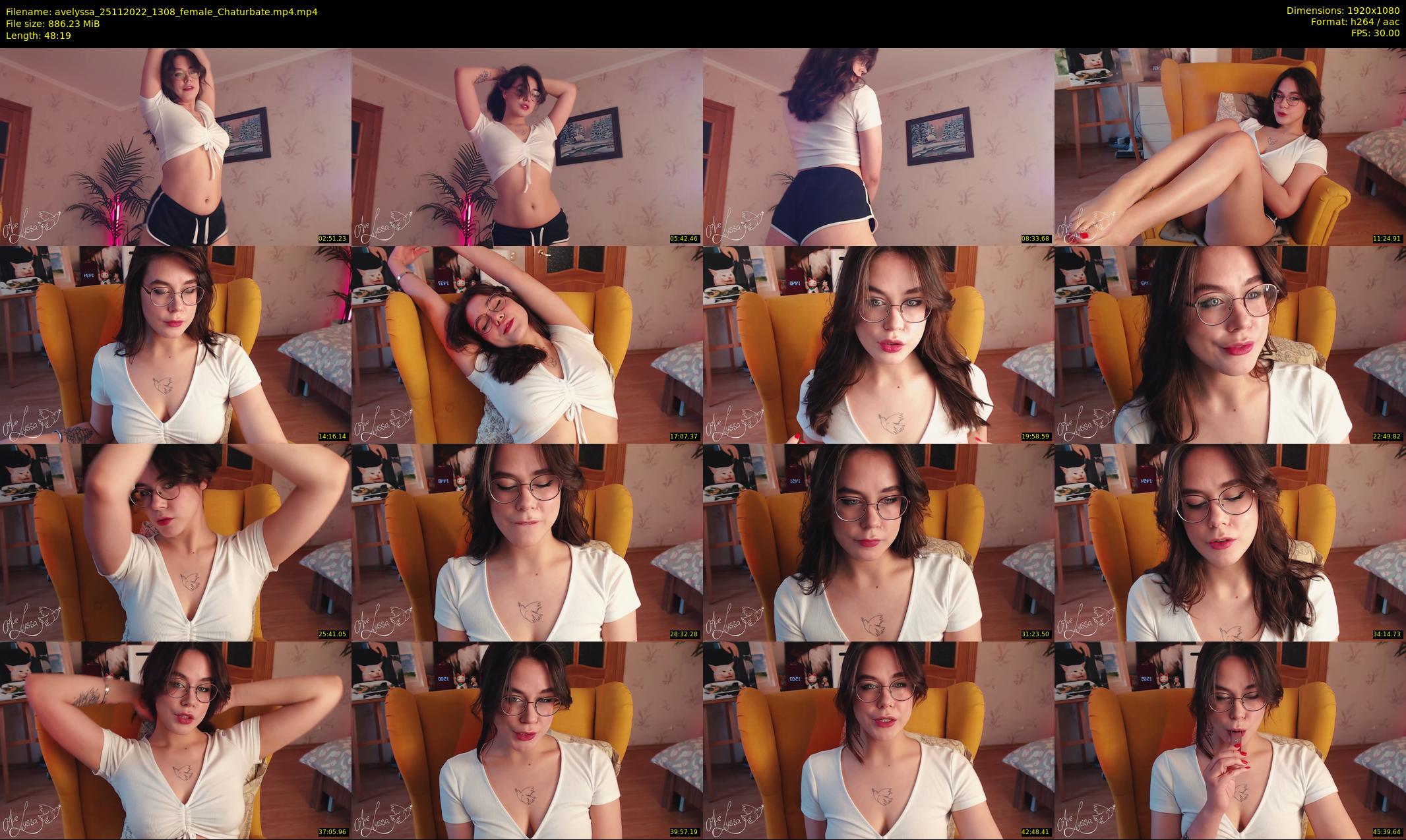 avelyssa — 49 minute Chaturbate female cam show recording, 1080p, Nov 25, 2022
