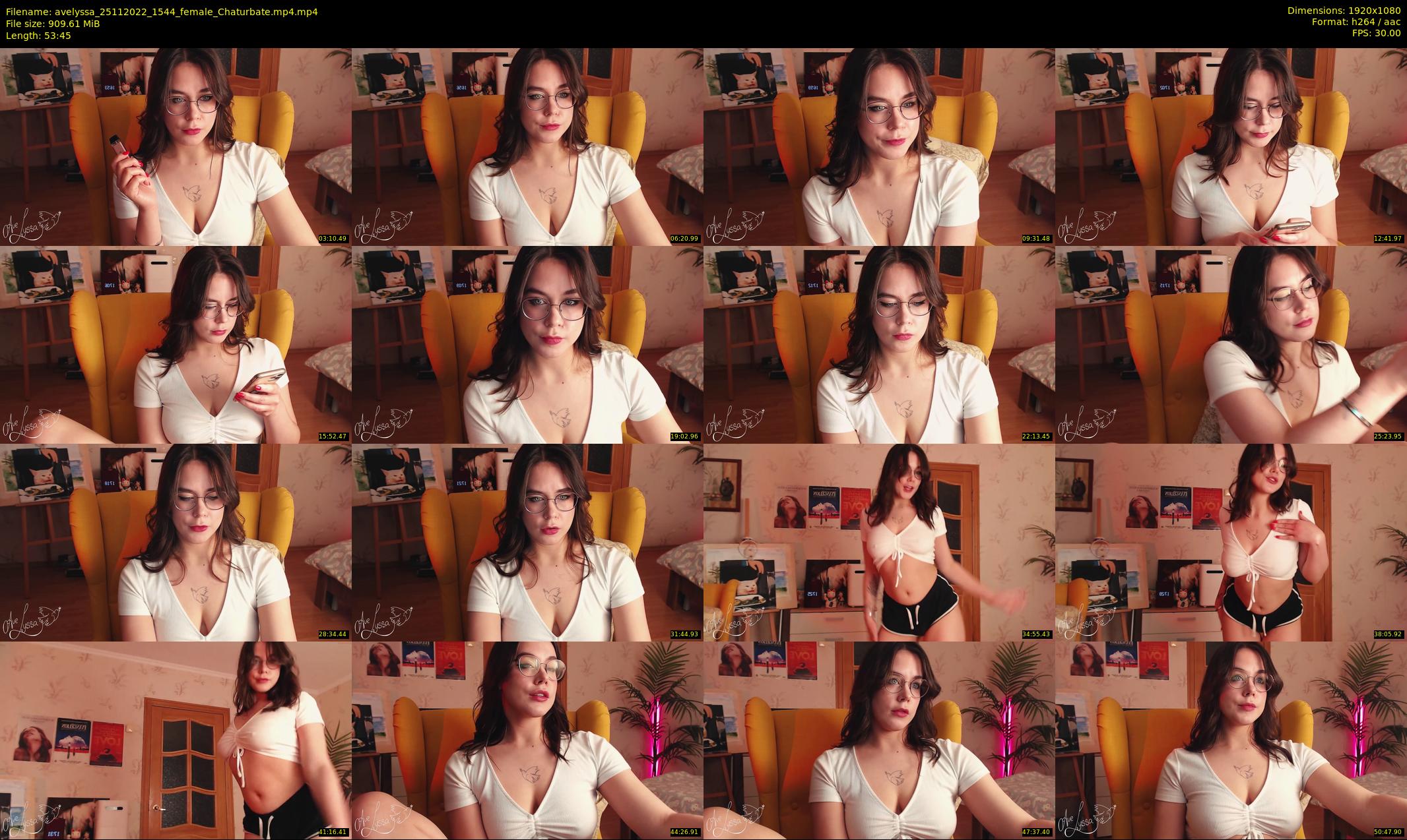 avelyssa — 54 minute Chaturbate female cam show recording, 1080p, Nov 25, 2022