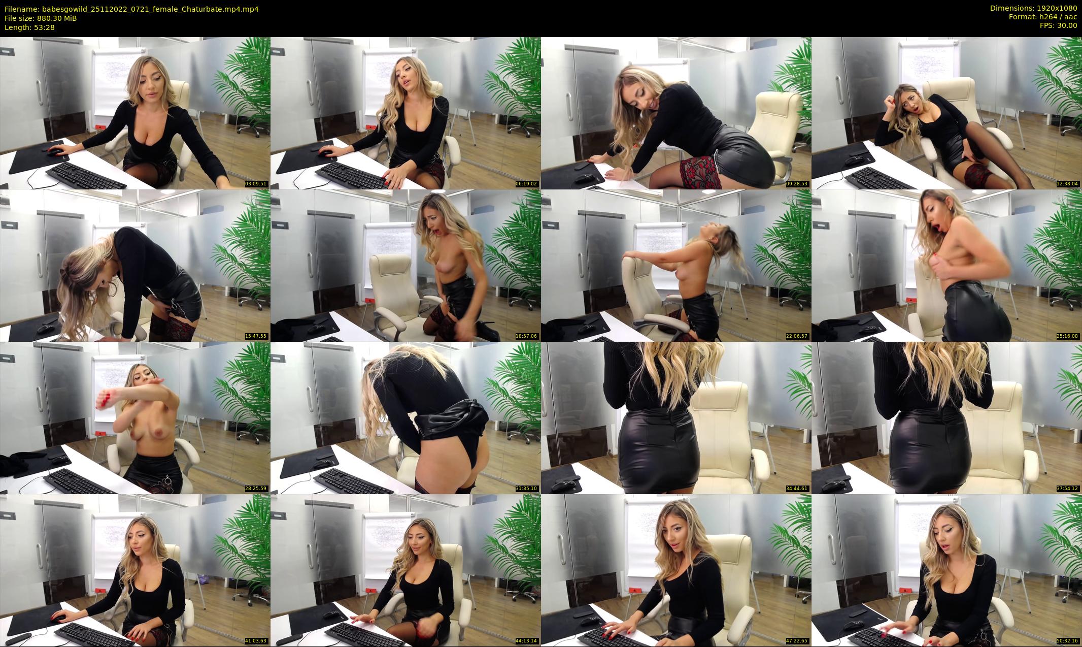 babesgowild — 54 minute Chaturbate couple cam show recording, 1080p, Nov 25, 2022