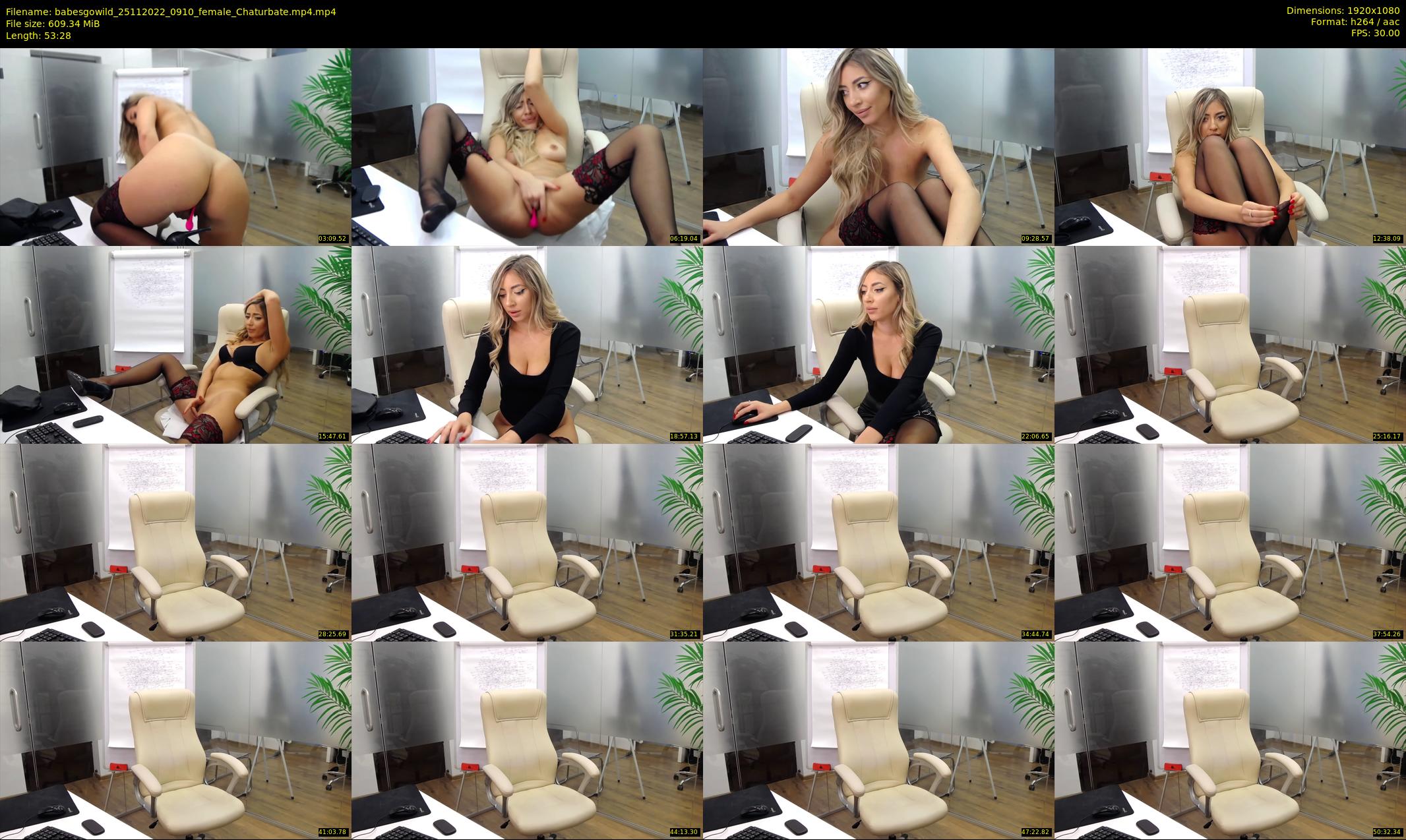 babesgowild — 54 minute Chaturbate couple cam show recording, 1080p, Nov 25, 2022