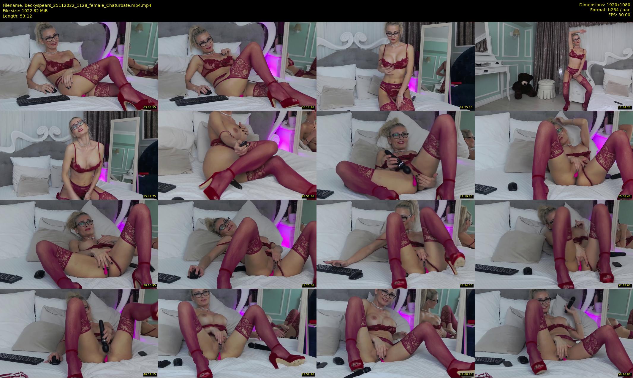 beckyspears — 54 minute Chaturbate female cam show recording, 1080p, Nov 25, 2022