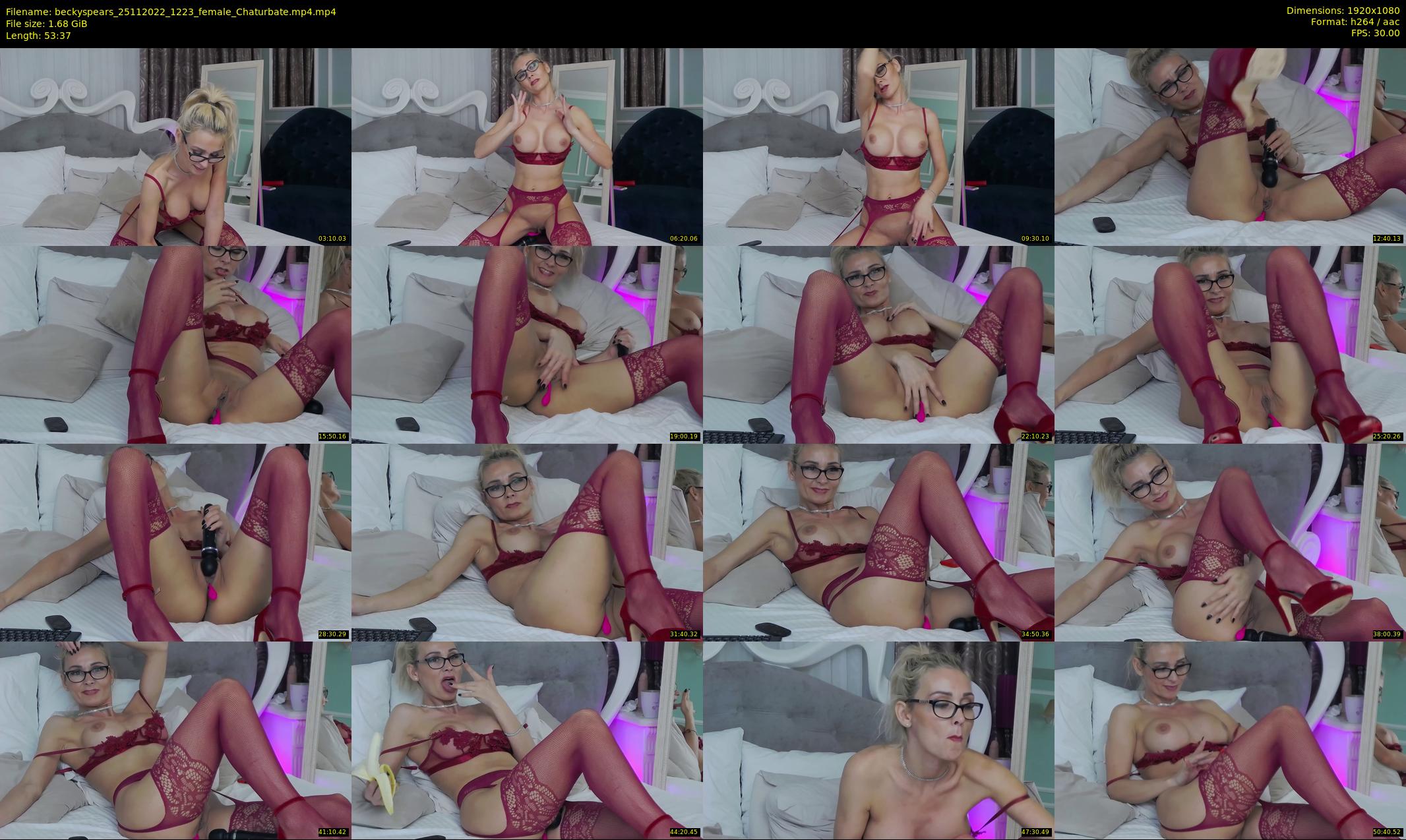 beckyspears — 54 minute Chaturbate female cam show recording, 1080p, Nov 25, 2022
