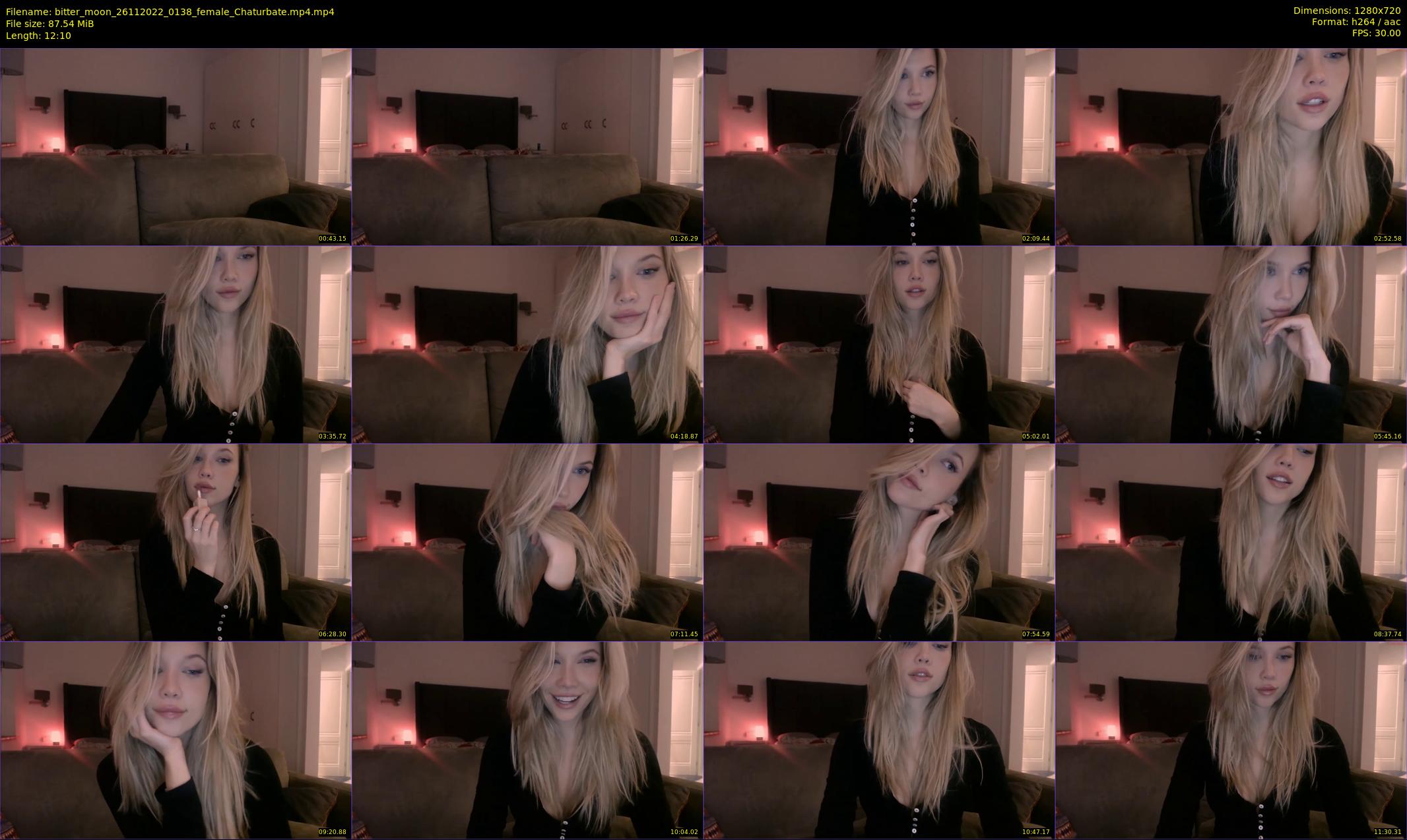 bitter_moon — 13 minute Chaturbate female cam show recording, 720p, Nov 26, 2022