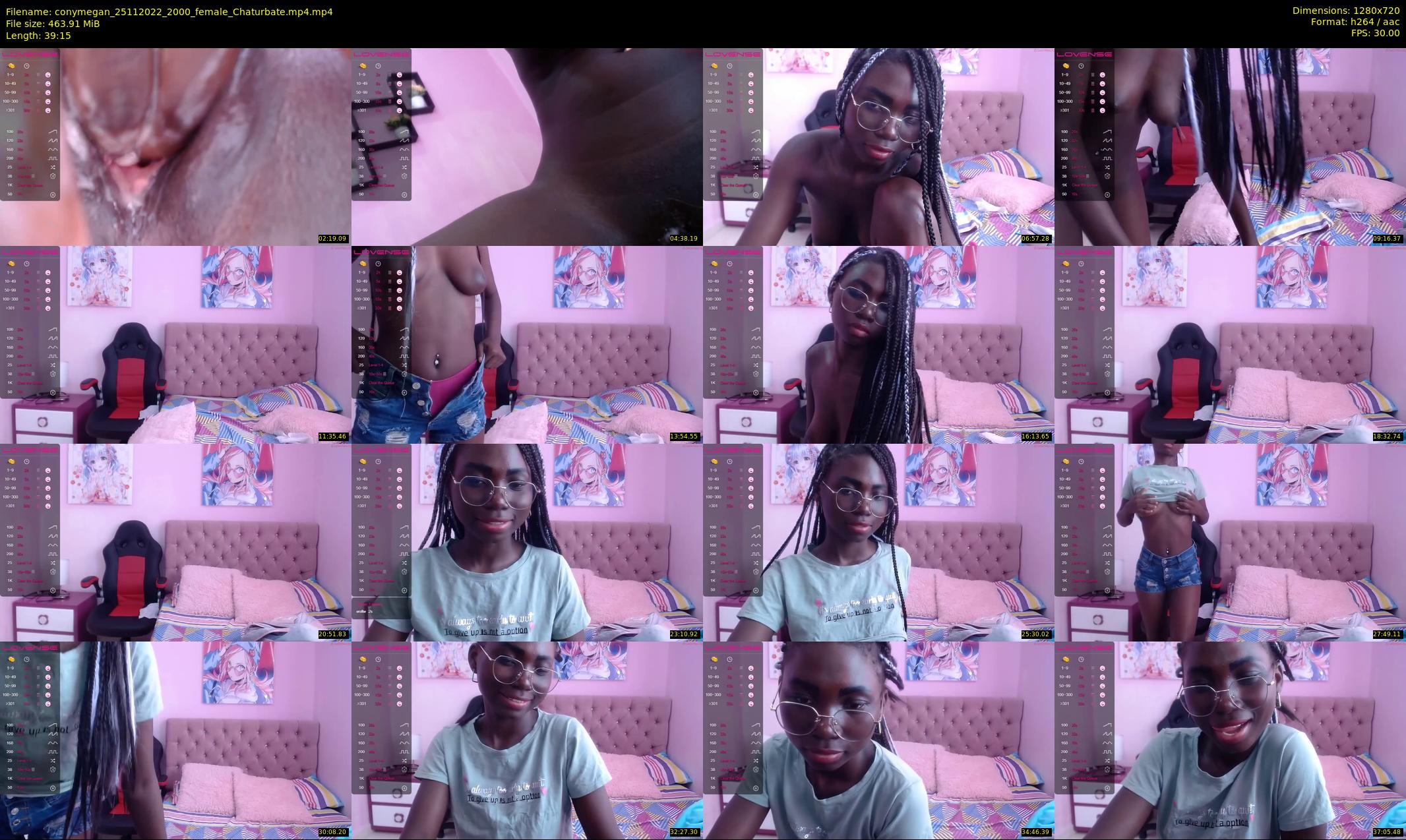 conymegan — 40 minute Chaturbate female cam show recording, 720p, Nov 25, 2022