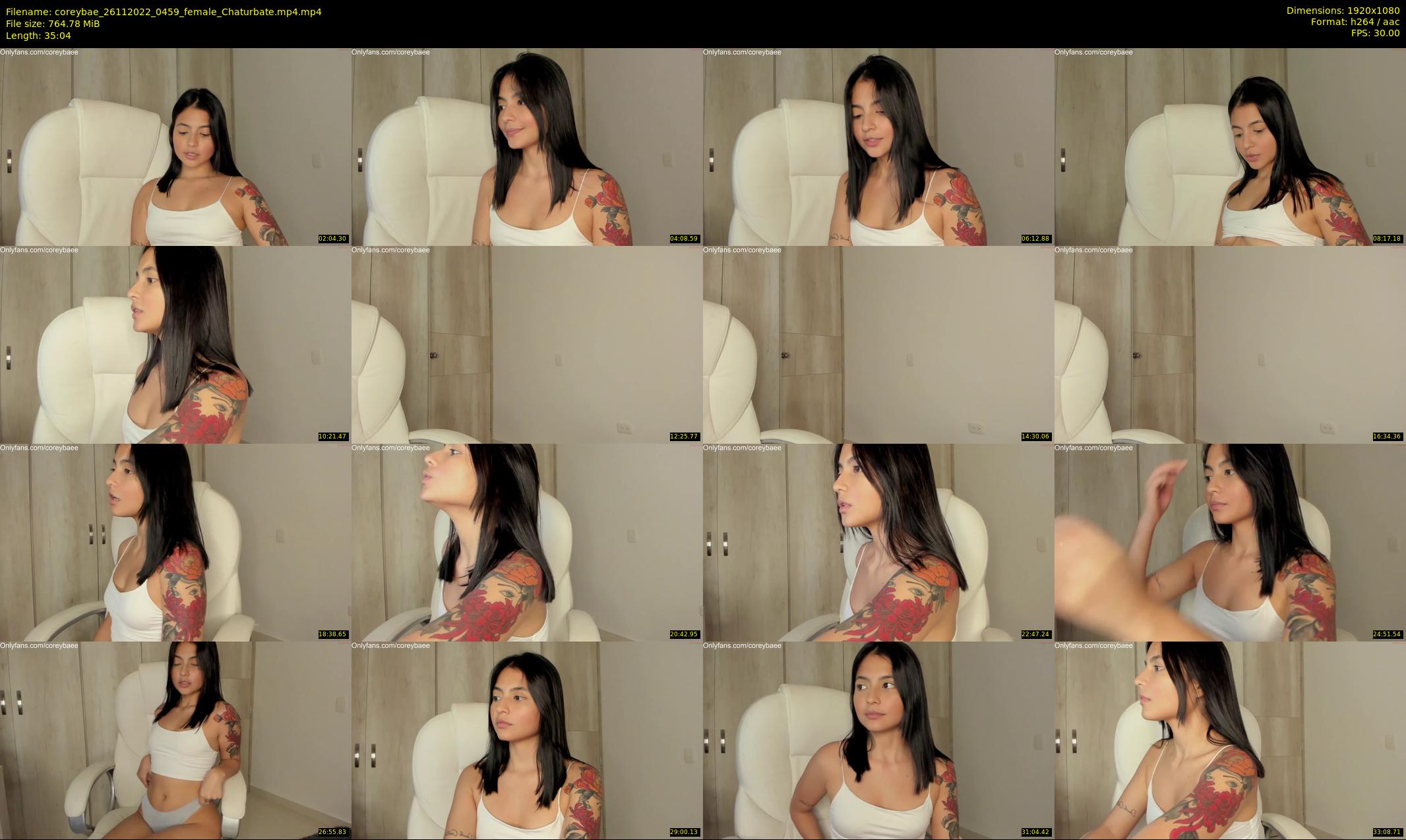 coreybae — 36 minute Chaturbate female cam show recording, 1080p, Nov 26, 2022