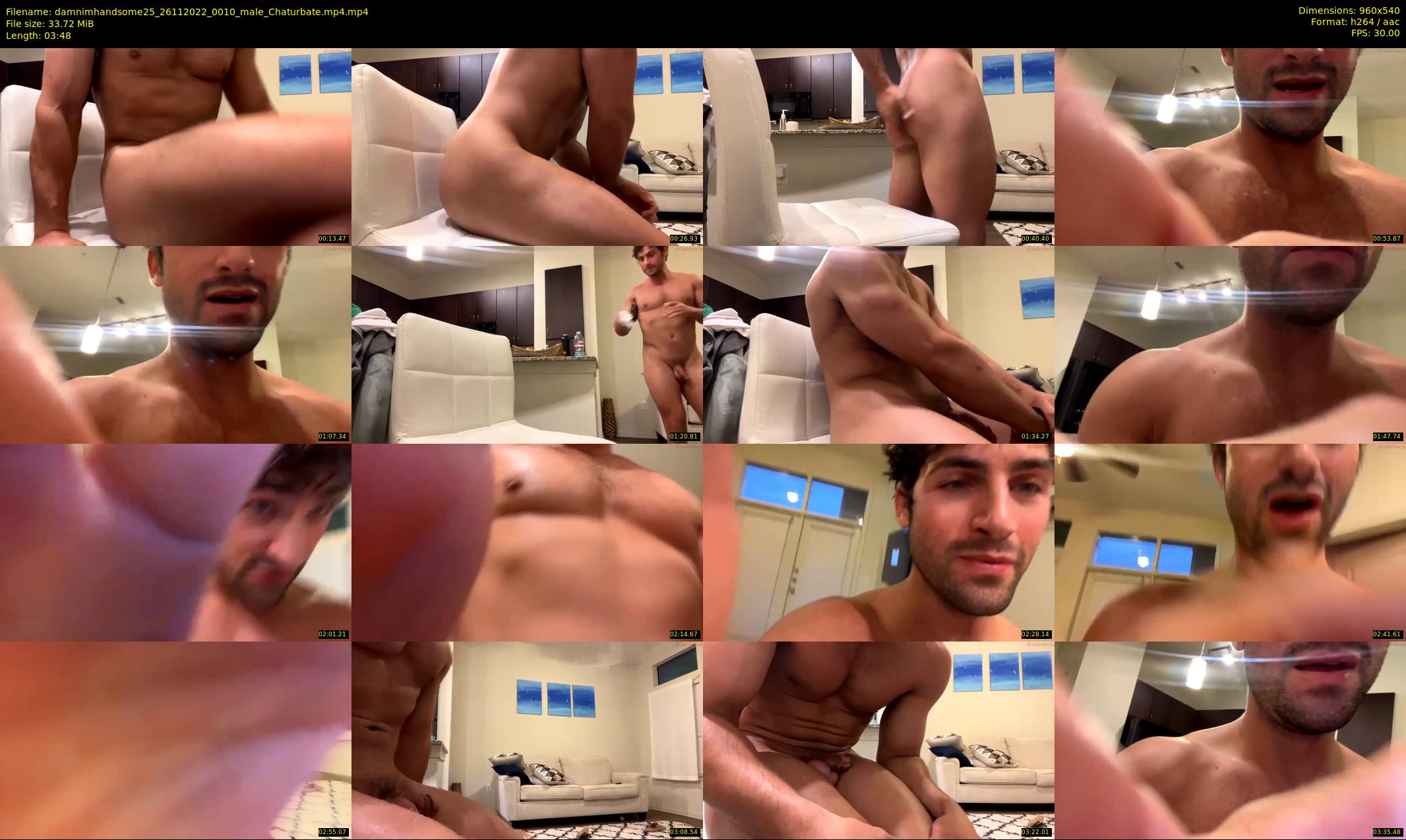 damnimhandsome25 — 4 minute Chaturbate male cam show recording, 480p, Nov 26, 2022