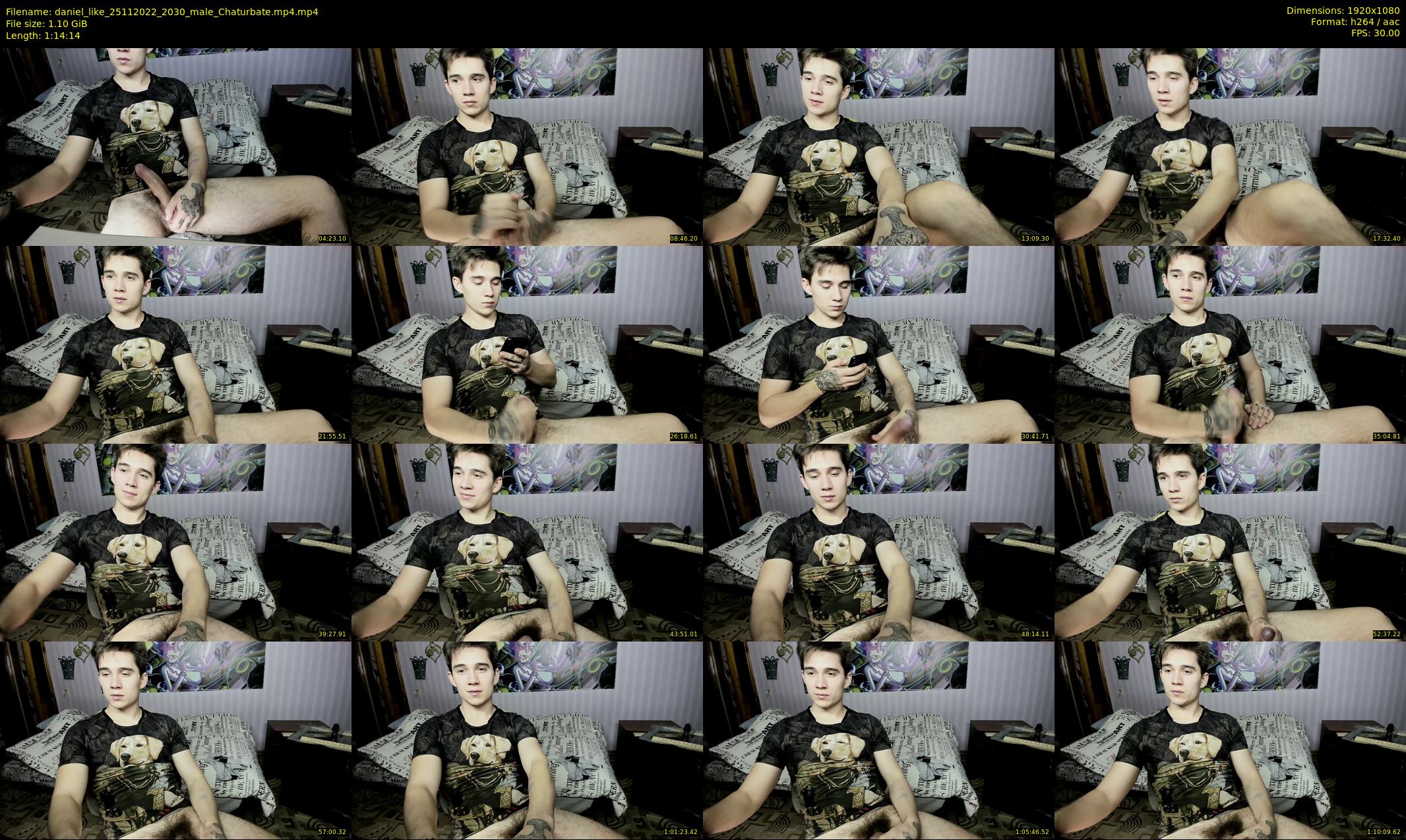 daniel_like — 75 minute Chaturbate male cam show recording, 1080p, Nov 25, 2022