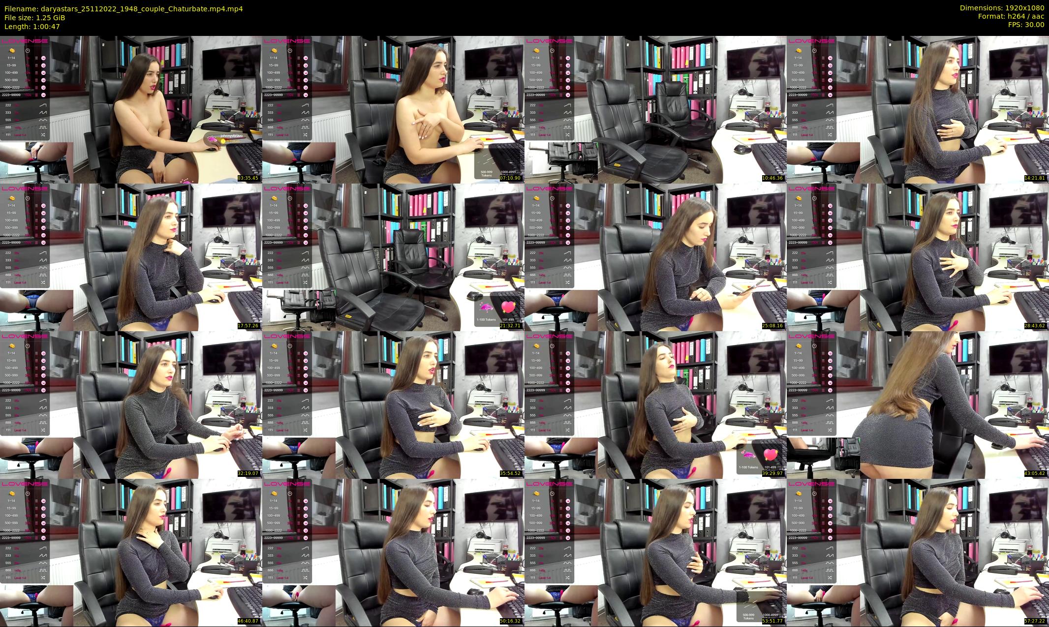 daryastars — 61 minute Chaturbate couple cam show recording, 1080p, Nov 25, 2022