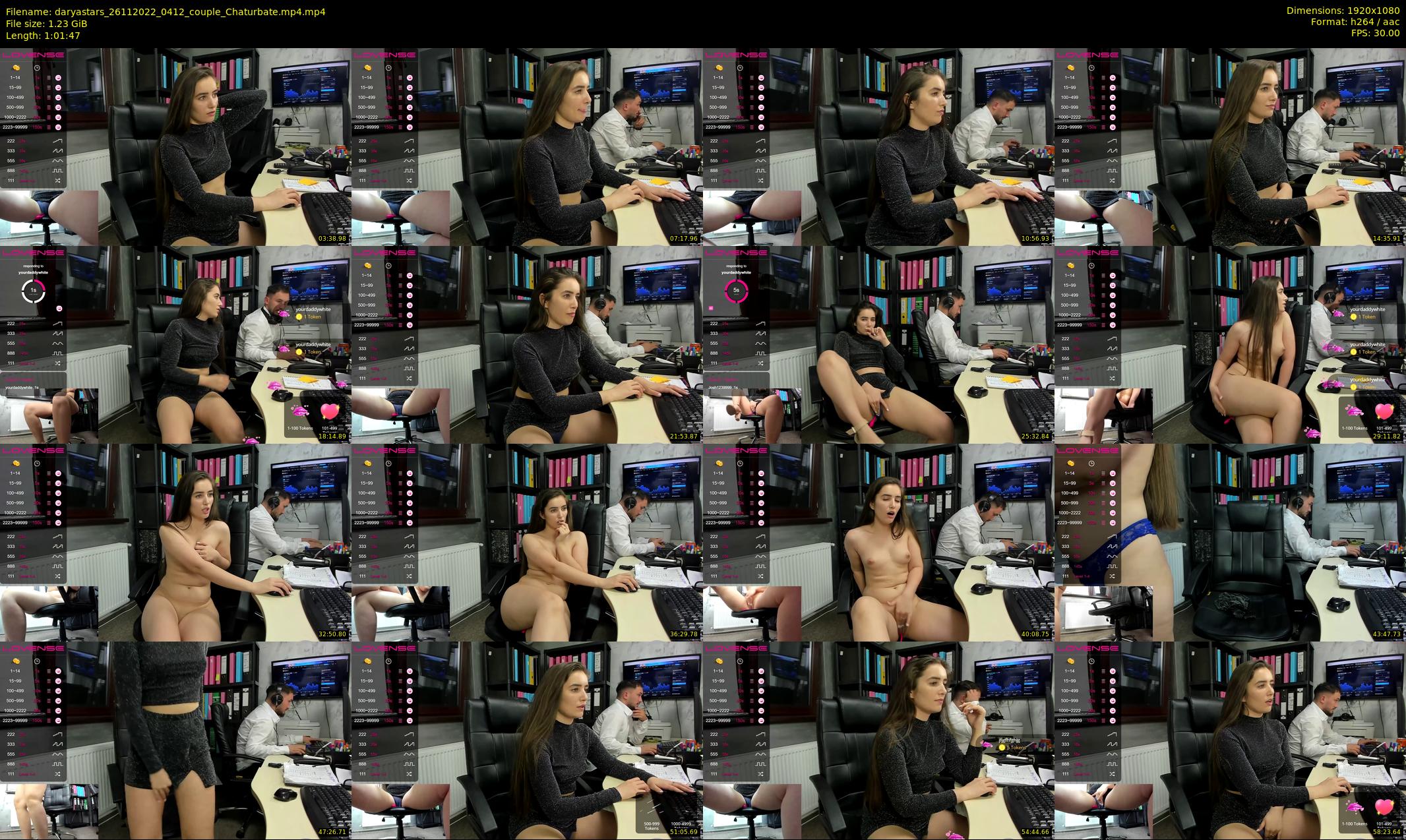 daryastars — 62 minute Chaturbate couple cam show recording, 1080p, Nov 26, 2022
