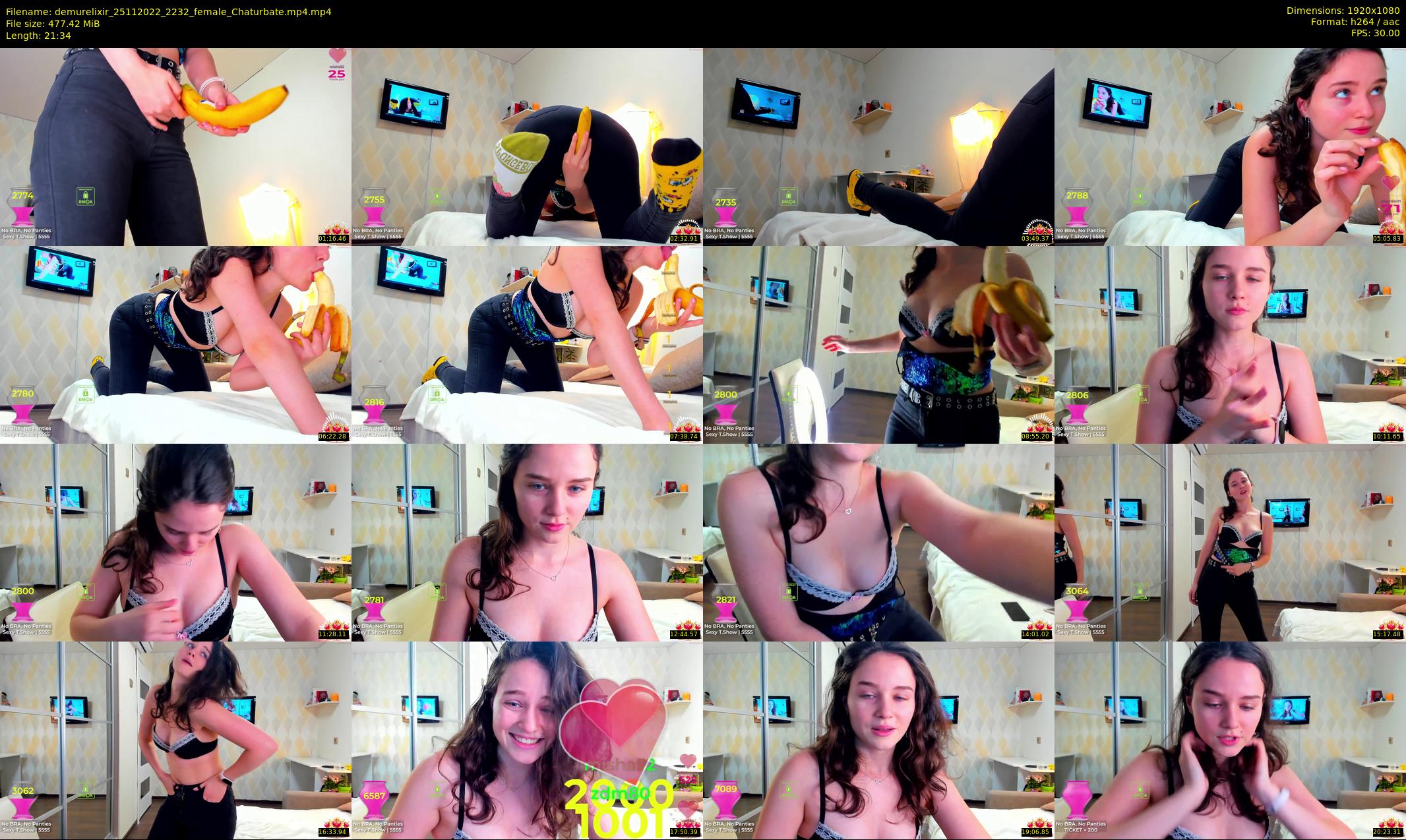 demurelixir — 22 minute Chaturbate female cam show recording, 1080p, Nov 25, 2022