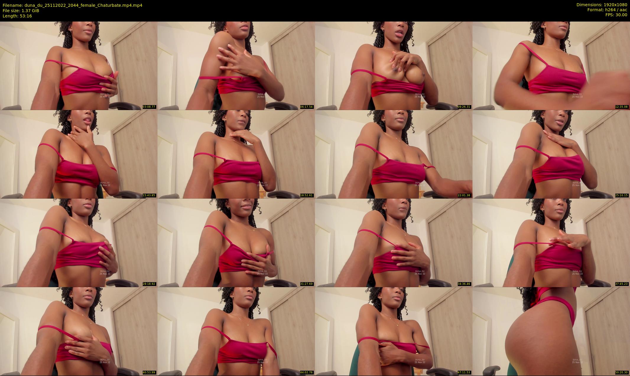 duna_du — 54 minute Chaturbate female cam show recording, 1080p, Nov 25, 2022