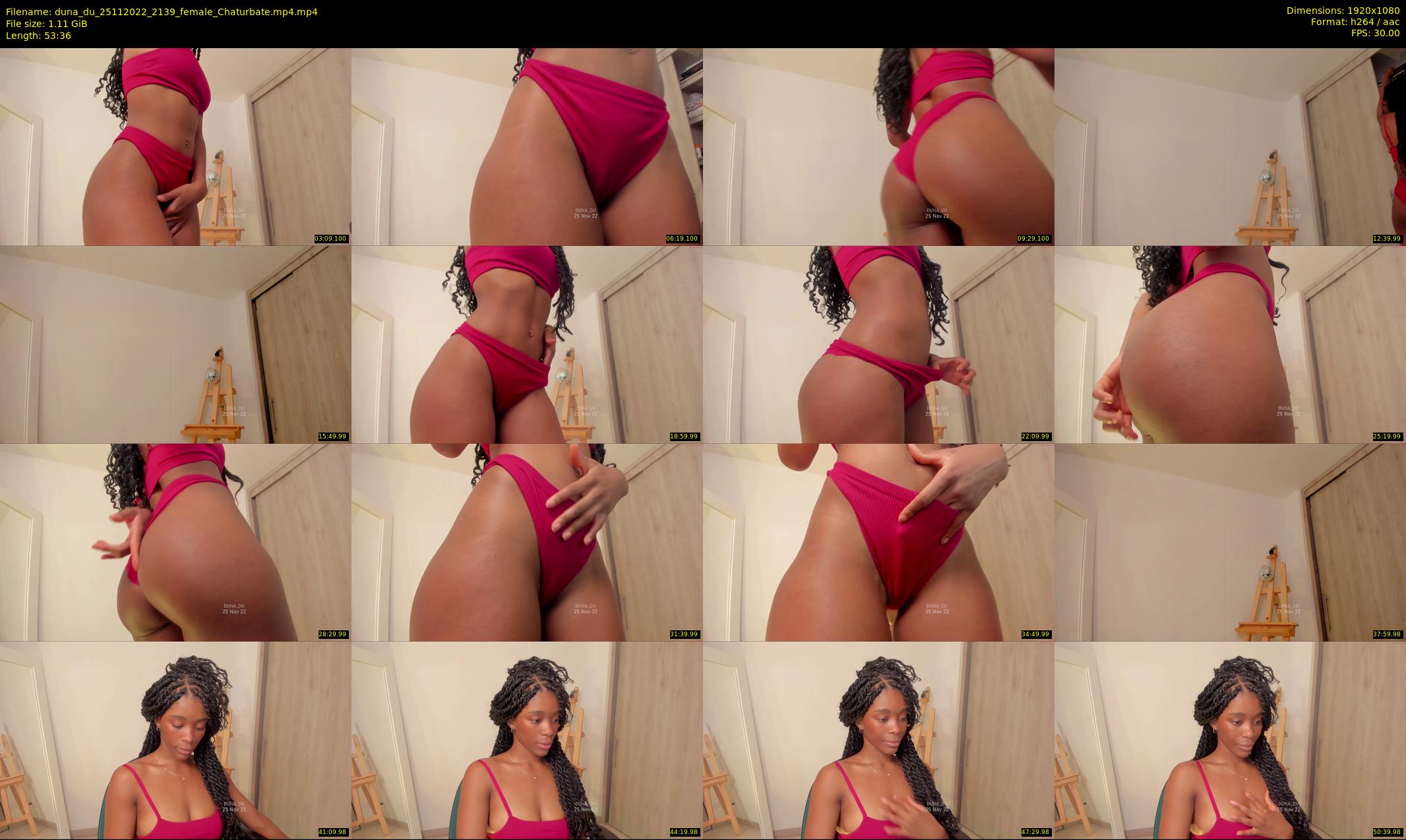 duna_du — 54 minute Chaturbate female cam show recording, 1080p, Nov 25, 2022