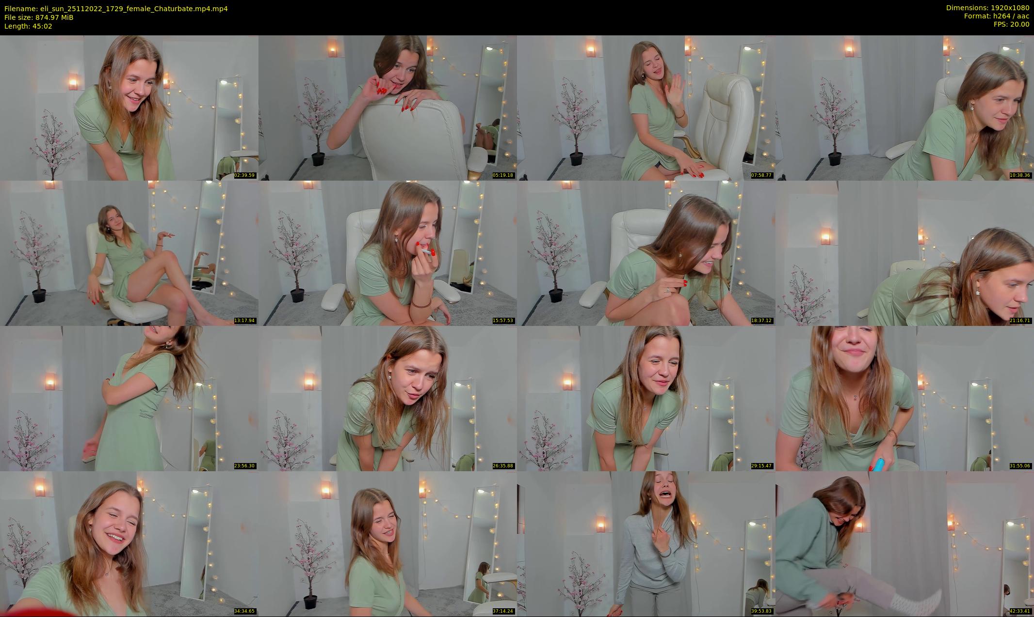 eli_sun — 46 minute Chaturbate female cam show recording, 1080p, Nov 25, 2022