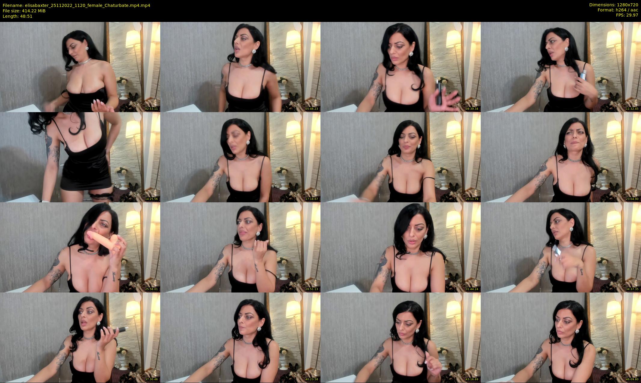 elisabaxter — 49 minute Chaturbate female cam show recording, 720p, Nov 25, 2022