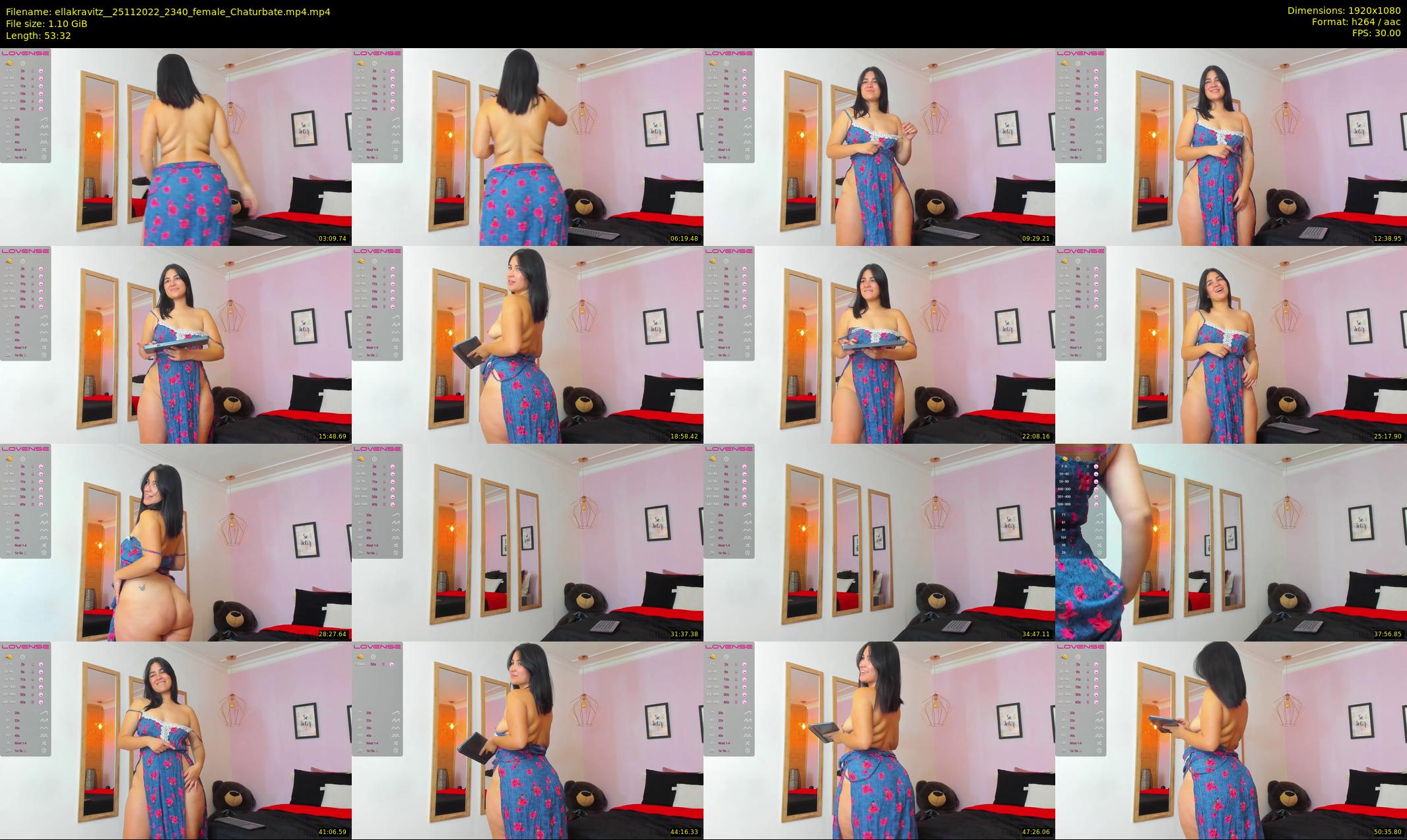 ellakravitz_ — 54 minute Chaturbate female cam show recording, 1080p, Nov 25, 2022