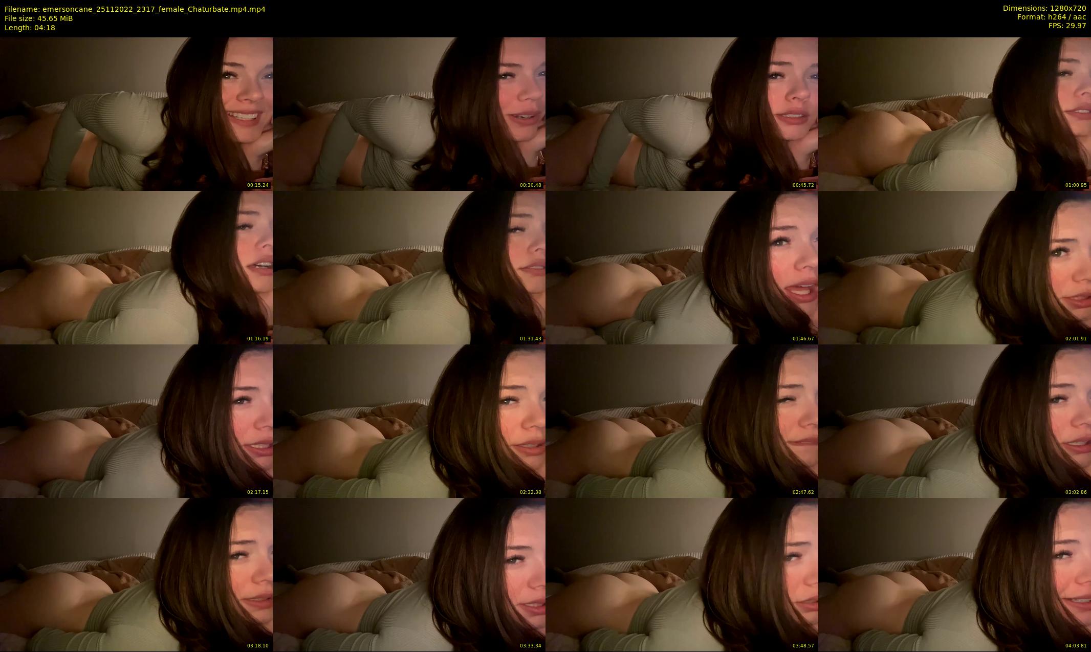 emersoncane — 5 minute Chaturbate female cam show recording, 720p, Nov 25, 2022