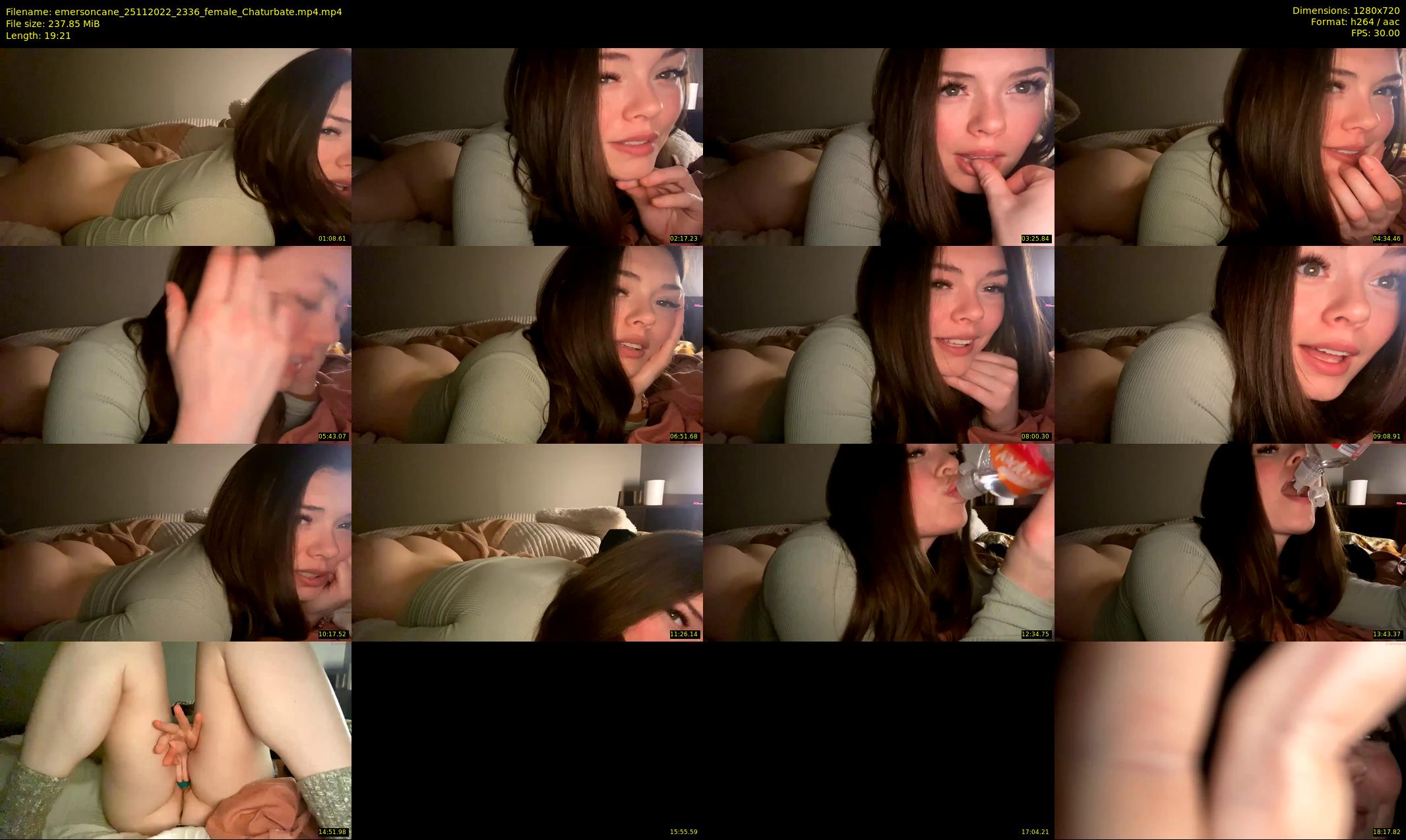 emersoncane — 20 minute Chaturbate female cam show recording, 720p, Nov 25, 2022