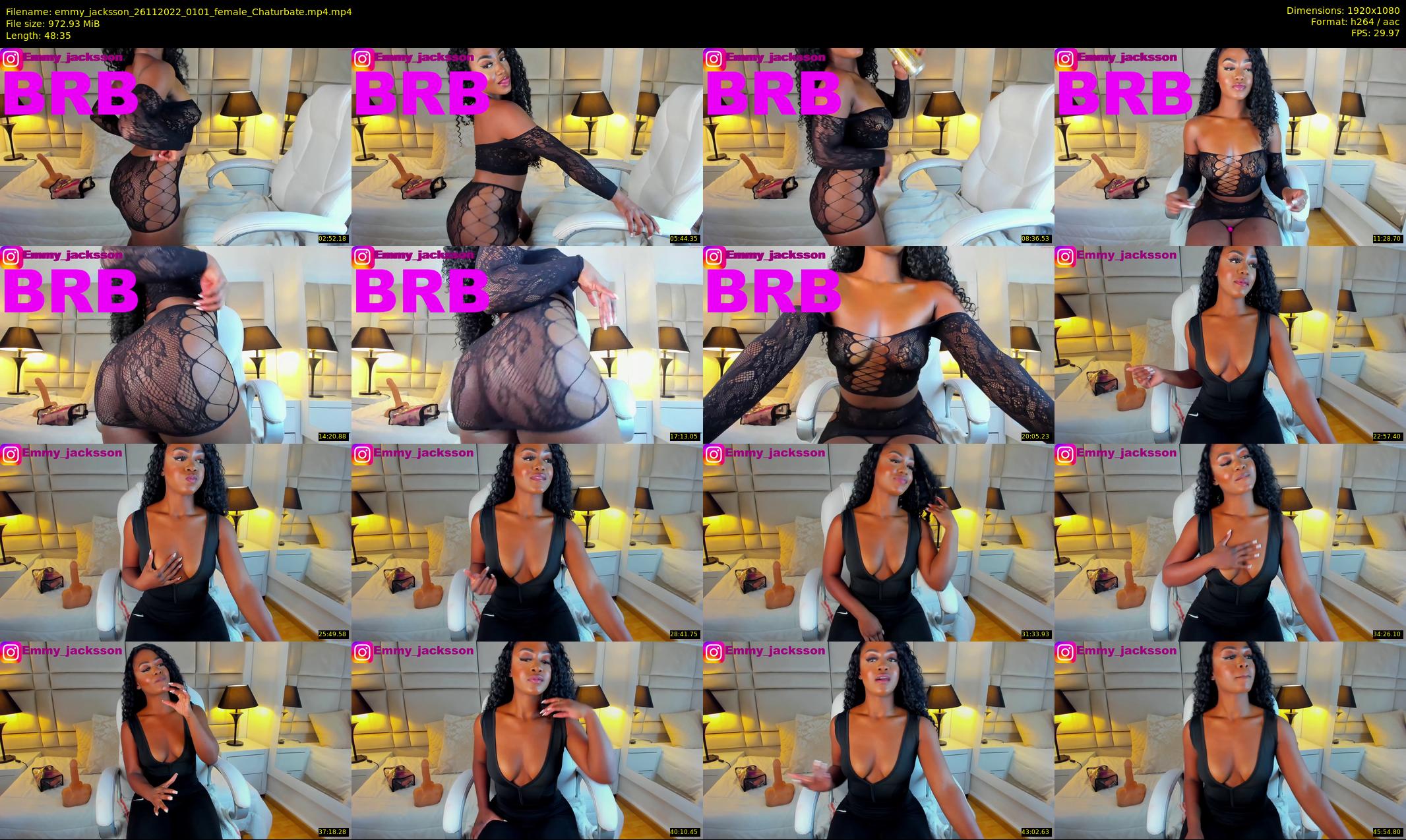 emmy_jacksson — 49 minute Chaturbate female cam show recording, 1080p, Nov 26, 2022