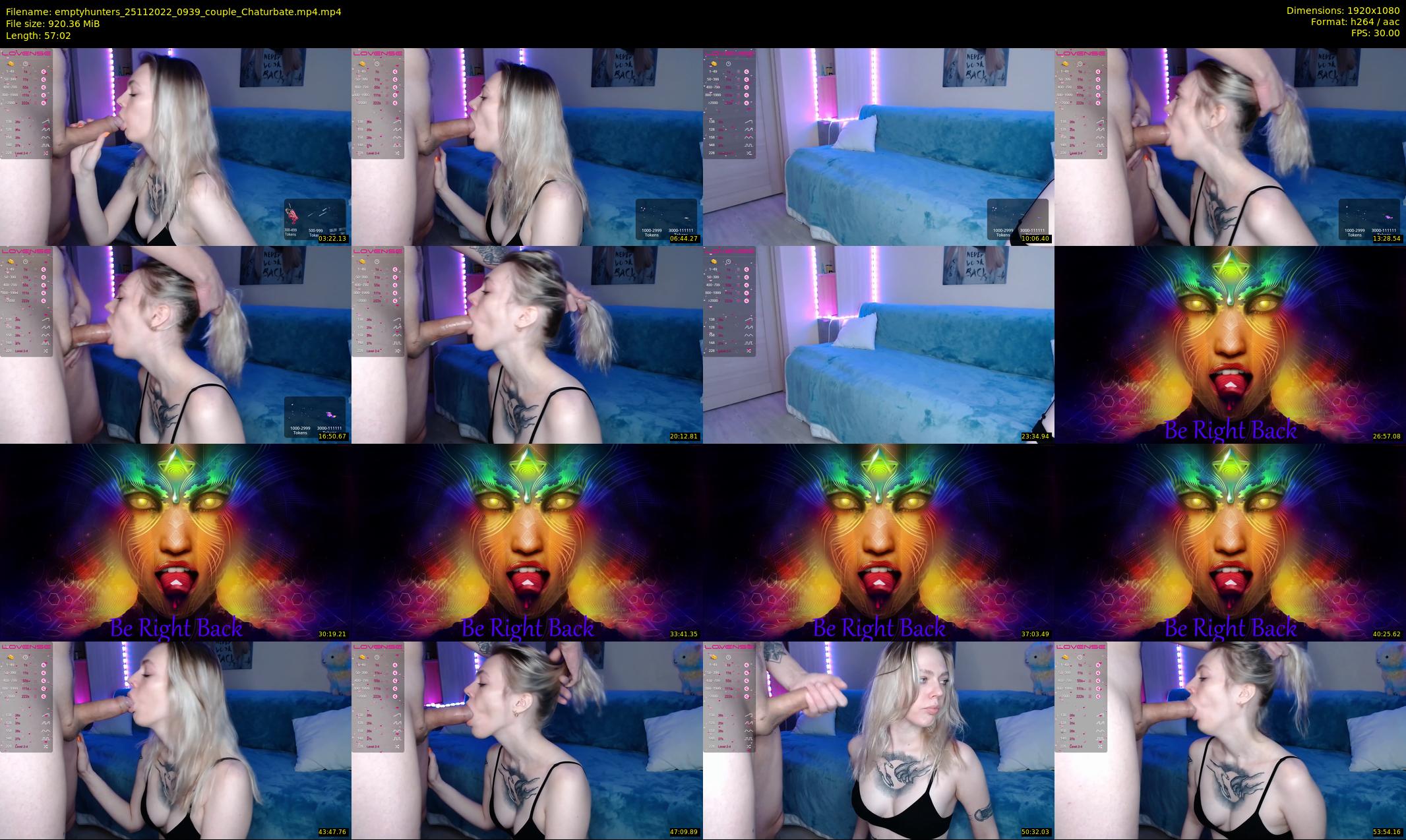 emptyhunters — 58 minute Chaturbate couple cam show recording, 1080p, Nov 25, 2022