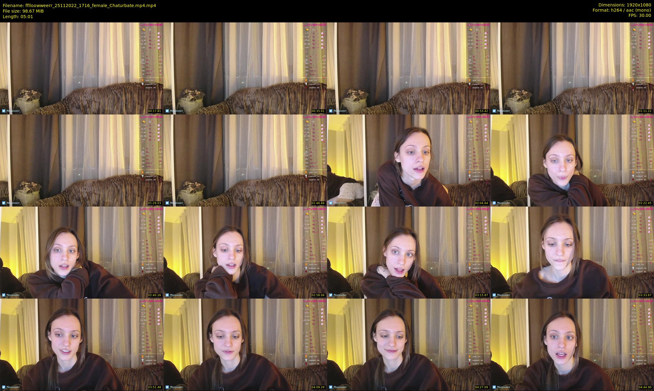 fflloowweerr — 6 minute Chaturbate couple cam show recording, 1080p, Nov 25, 2022