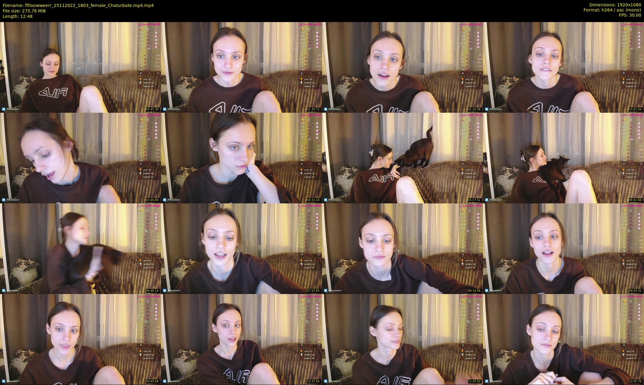 fflloowweerr — 13 minute Chaturbate couple cam show recording, 1080p, Nov 25, 2022
