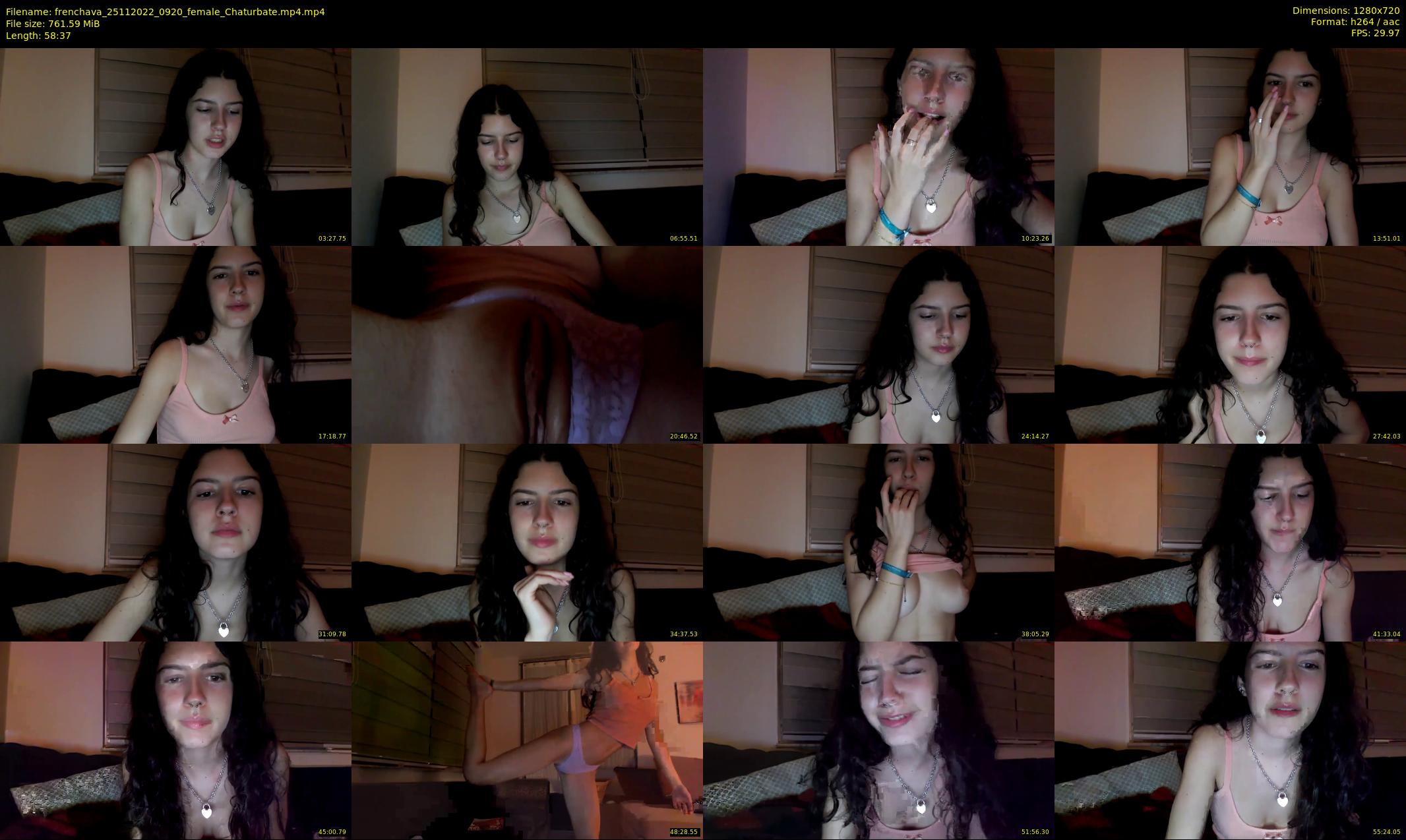 frenchava — 59 minute Chaturbate female cam show recording, 720p, Nov 25, 2022