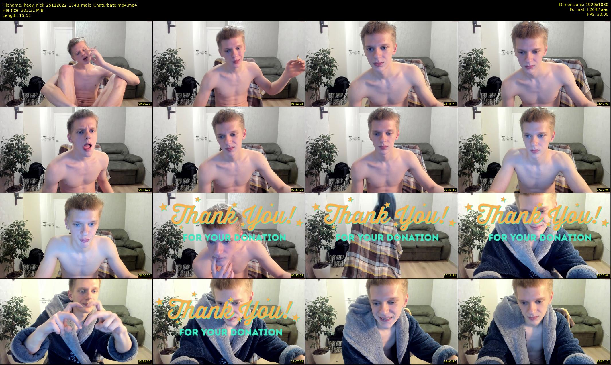 heey_nick — 16 minute Chaturbate male cam show recording, 1080p, Nov 25, 2022