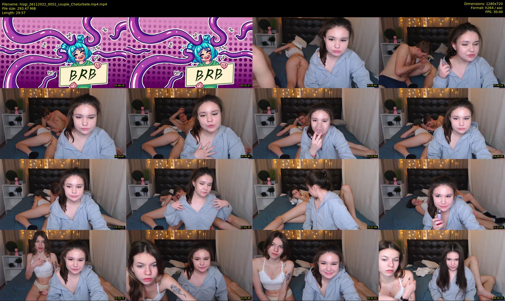 hizgi — 30 minute Chaturbate couple cam show recording, 720p, Nov 26, 2022