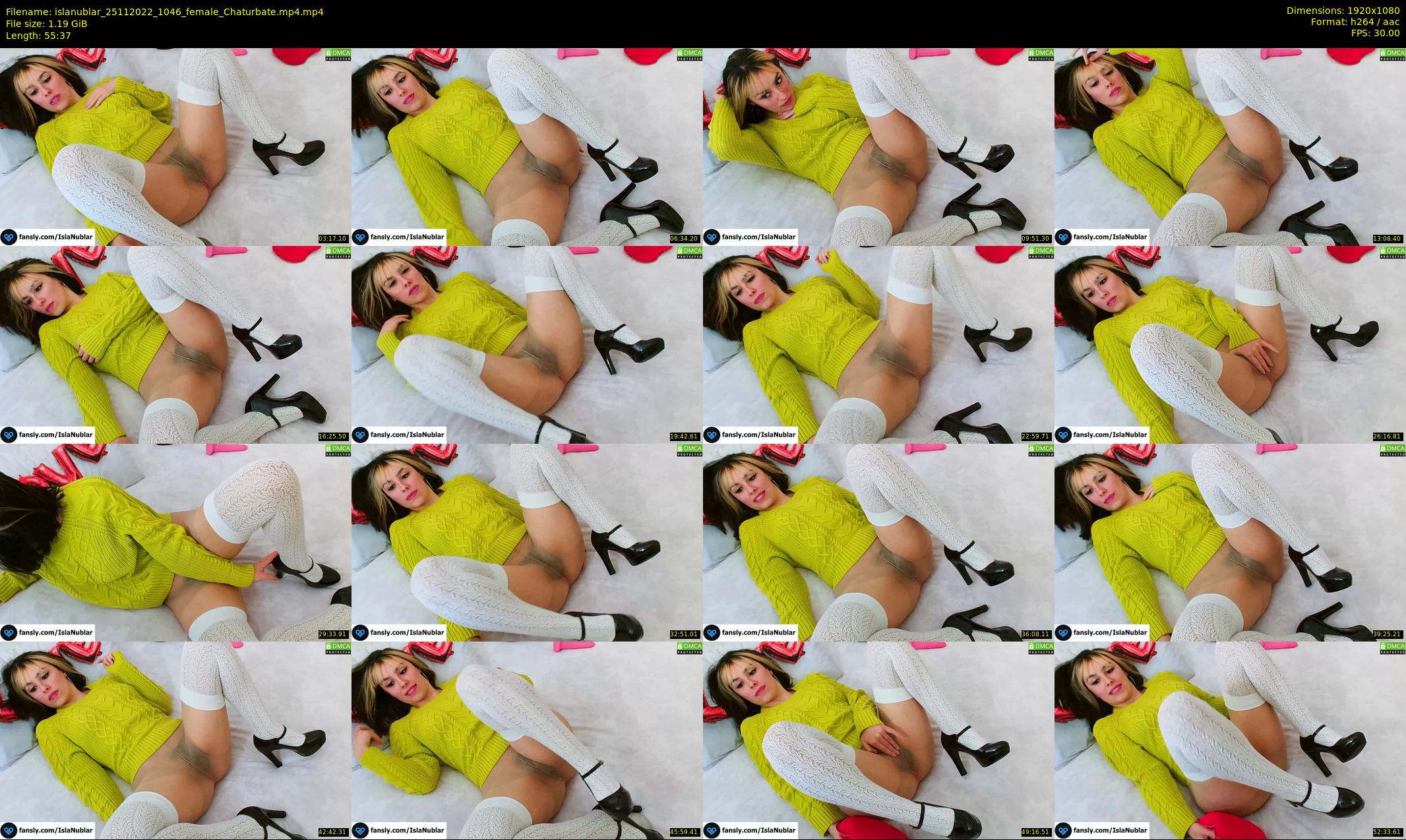 islanublar — 56 minute Chaturbate female cam show recording, 1080p, Nov 25, 2022