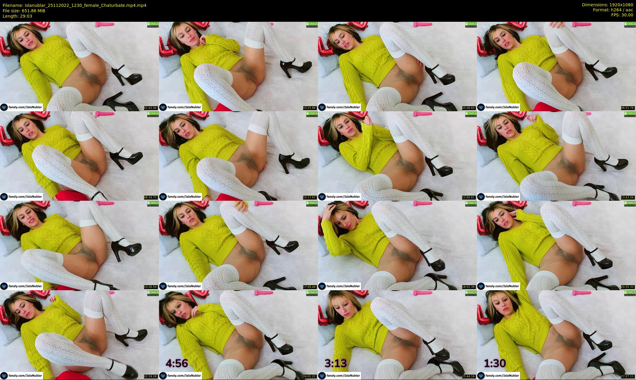islanublar — 30 minute Chaturbate female cam show recording, 1080p, Nov 25, 2022