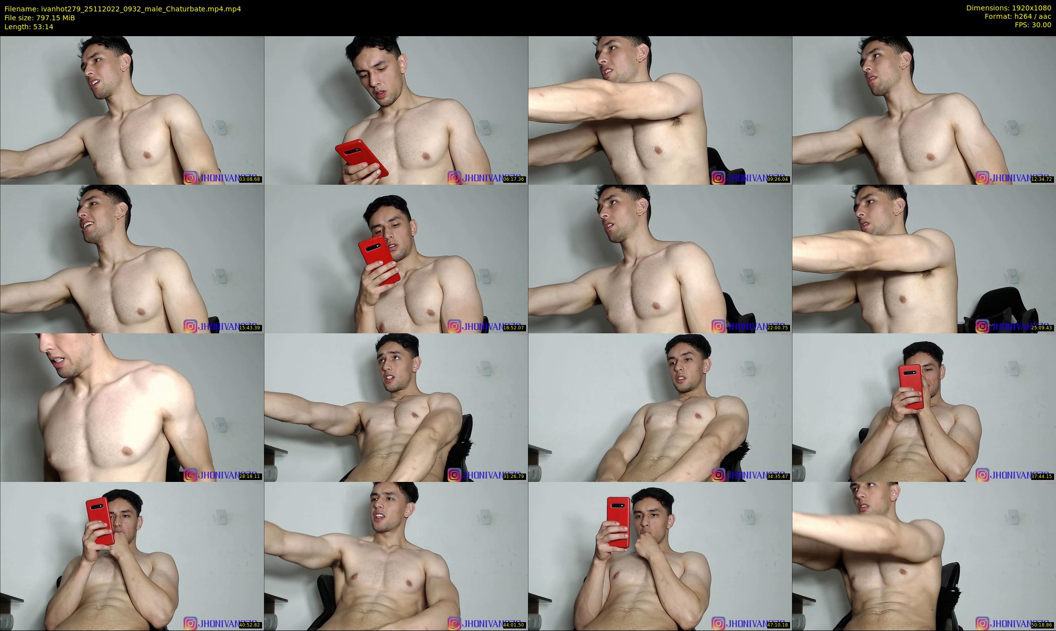 ivanhot279 — 54 minute Chaturbate male cam show recording, 1080p, Nov 25, 2022
