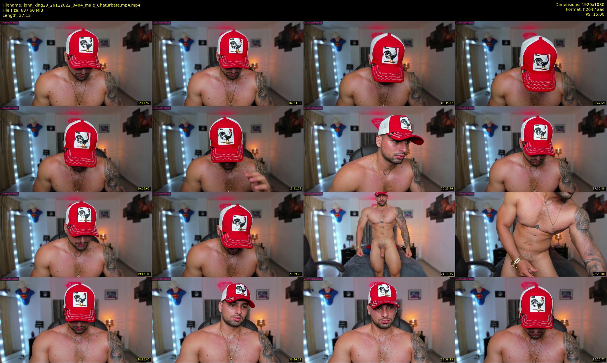 john_king29 — 38 minute Chaturbate male cam show recording, 1080p, Nov 26, 2022