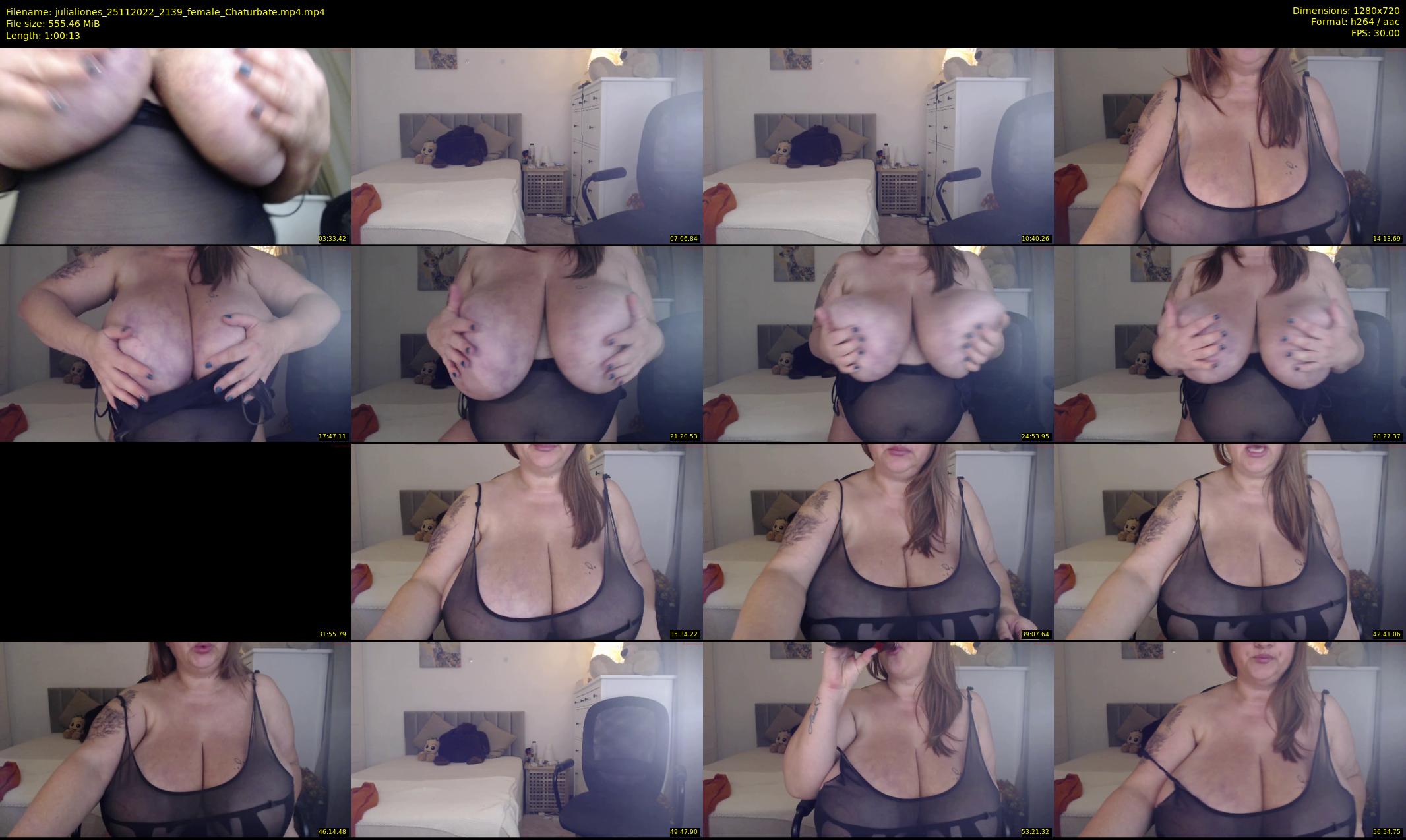 julialiones — 61 minute Chaturbate female cam show recording, 720p, Nov 25, 2022