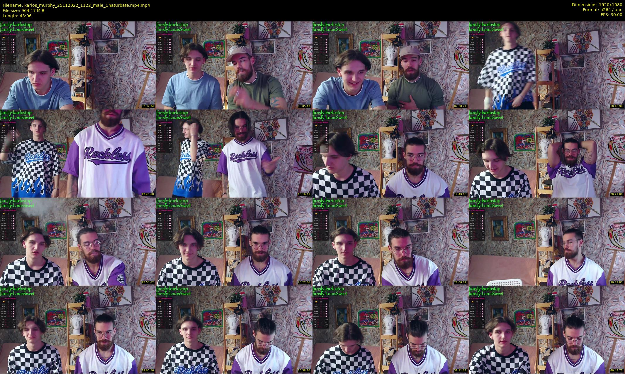 karlos_murphy — 44 minute Chaturbate male cam show recording, 1080p, Nov 25, 2022