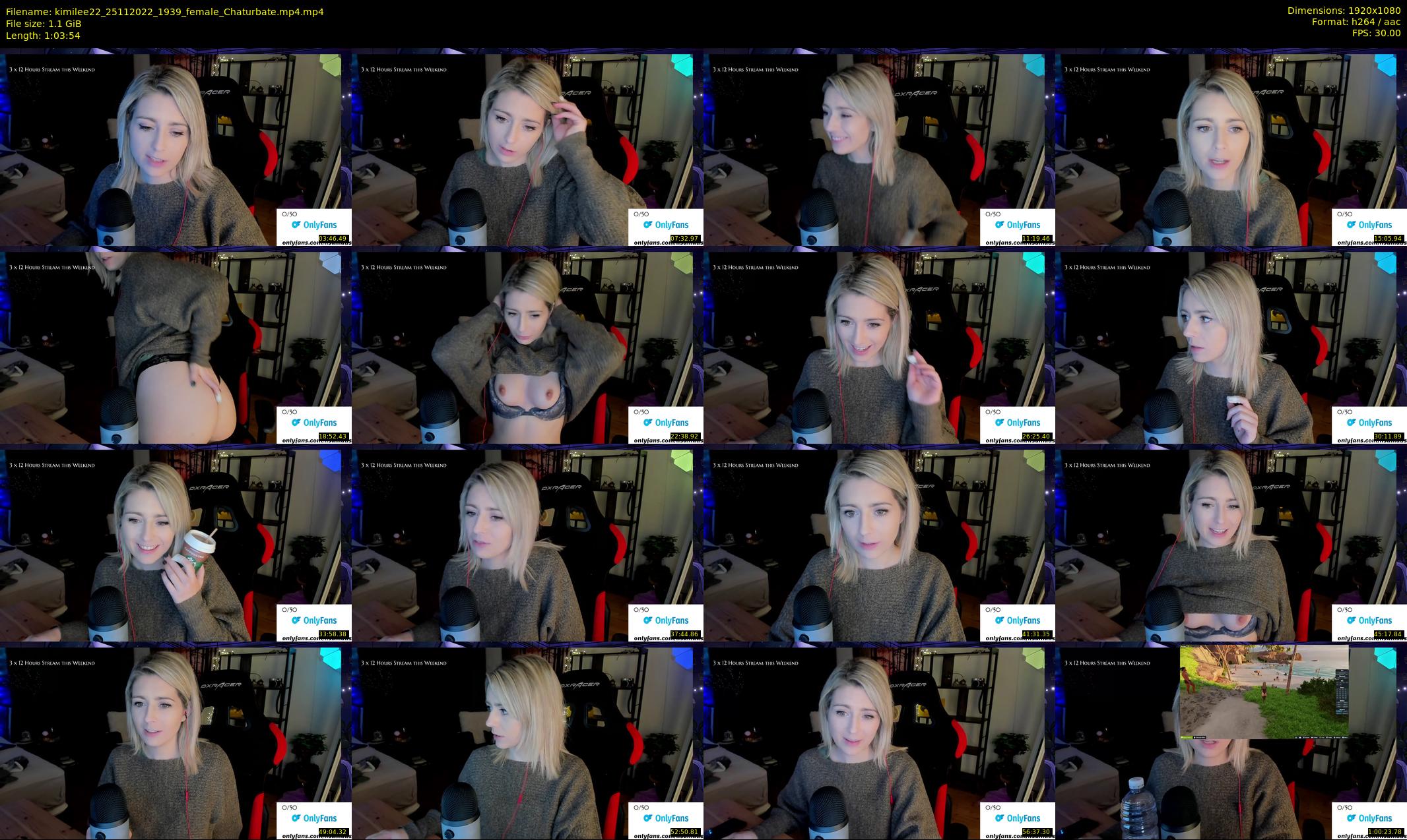 kimilee22 — 64 minute Chaturbate female cam show recording, 1080p, Nov 25, 2022