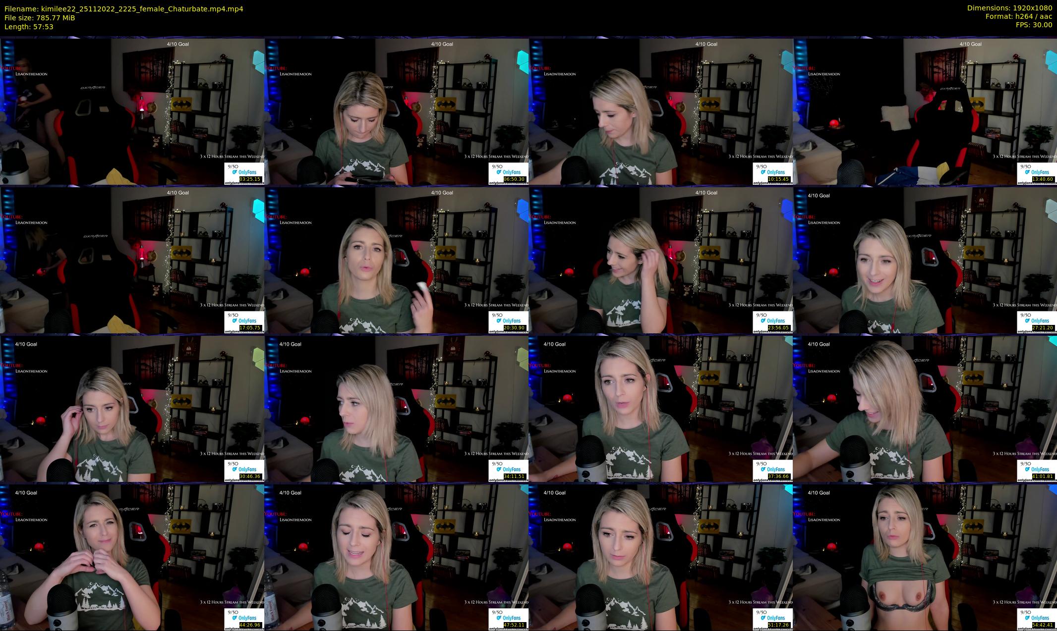 kimilee22 — 58 minute Chaturbate female cam show recording, 1080p, Nov 25, 2022