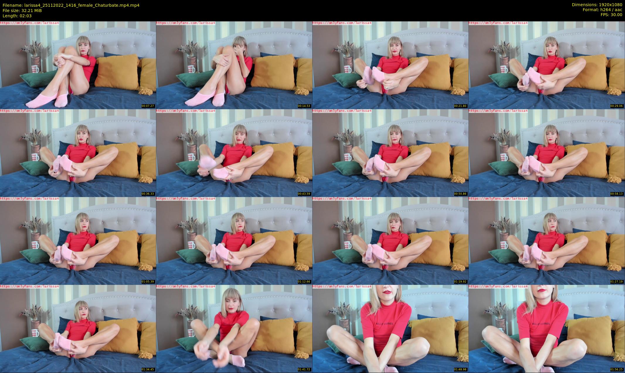 larissa4 — 3 minute Chaturbate female cam show recording, 1080p, Nov 25, 2022