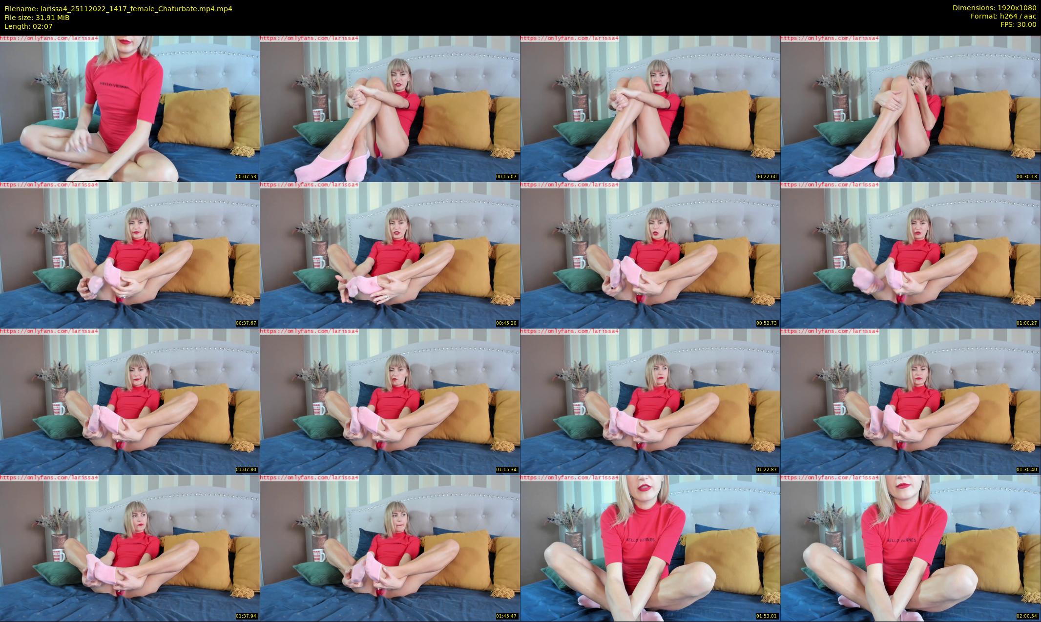 larissa4 — 3 minute Chaturbate female cam show recording, 1080p, Nov 25, 2022