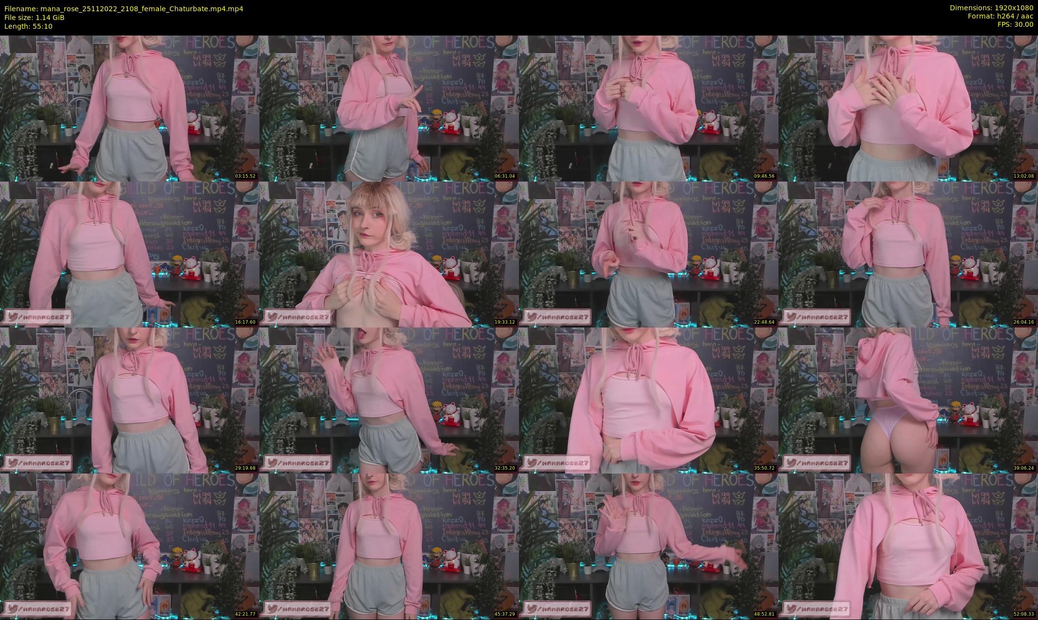 mana_rose — 56 minute Chaturbate female cam show recording, 1080p, Nov 25, 2022