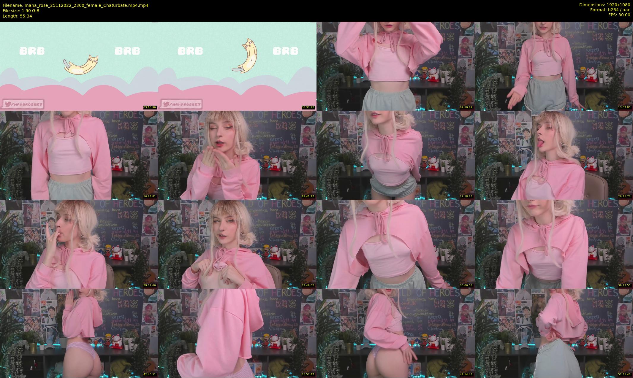 mana_rose — 56 minute Chaturbate female cam show recording, 1080p, Nov 25, 2022