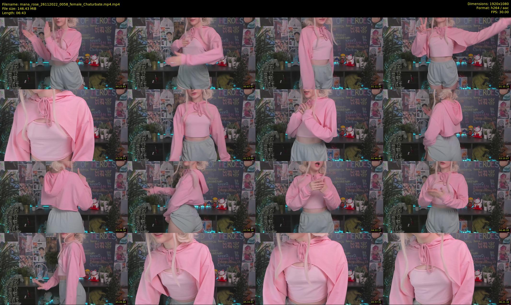 mana_rose — 7 minute Chaturbate female cam show recording, 1080p, Nov 26, 2022